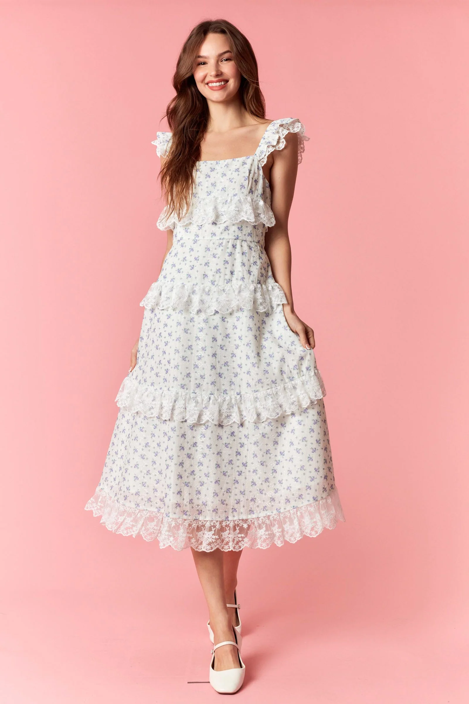 Lavender Fields Midi Dress - Image 5