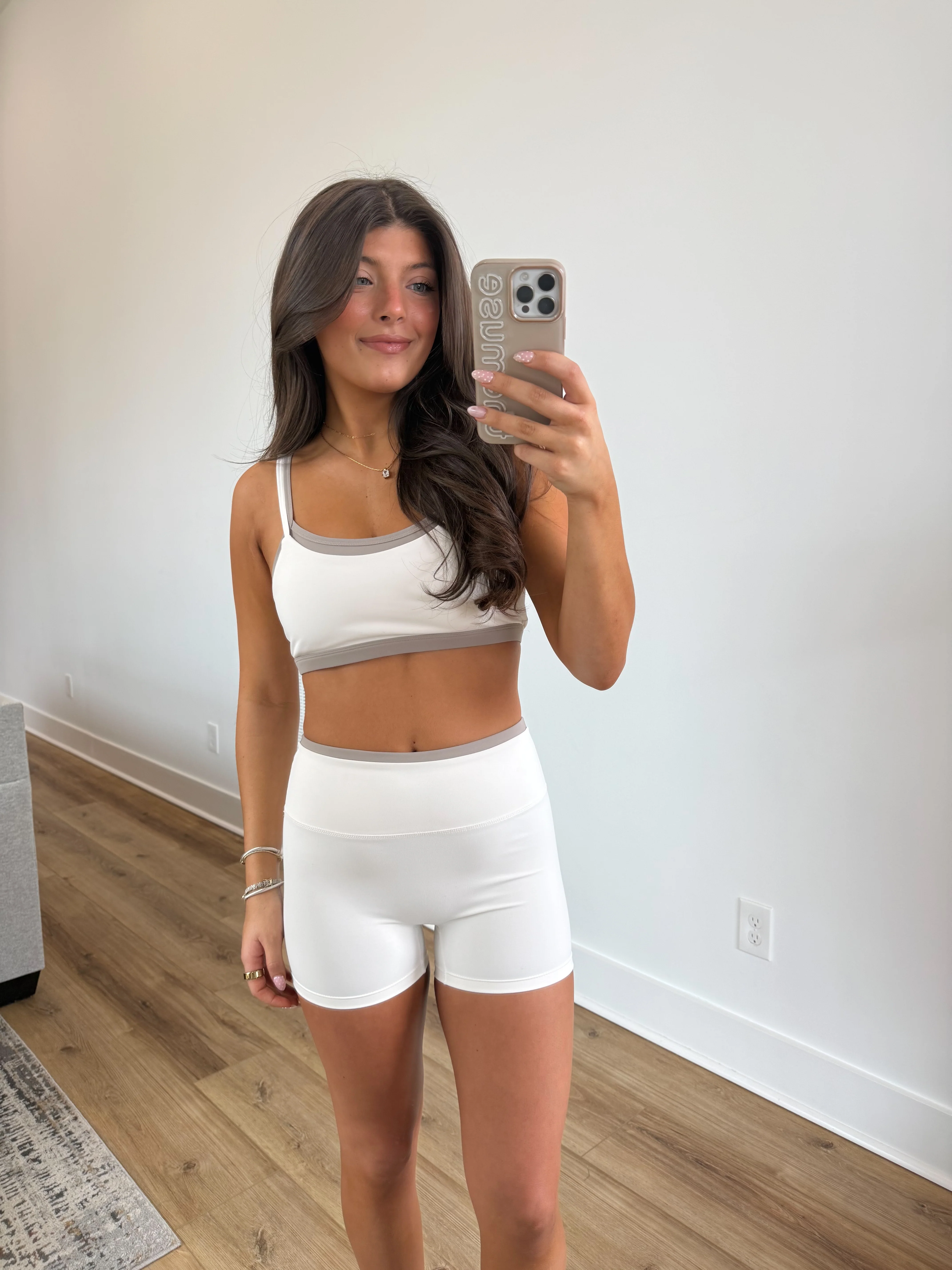 Layered Sports Bra (Cream Combo) - Image 4