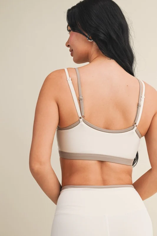 Layered Sports Bra (Cream Combo) - Image 6