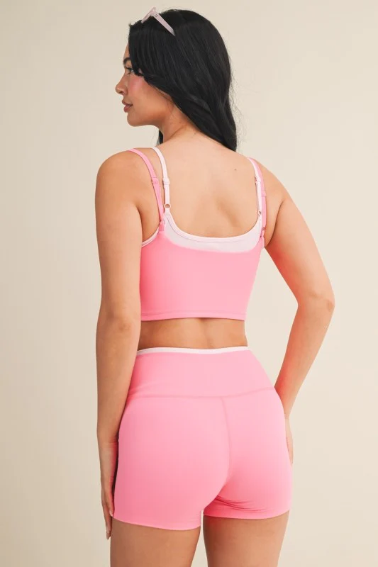 Layered Tank Top (Hot Pink) - Image 5