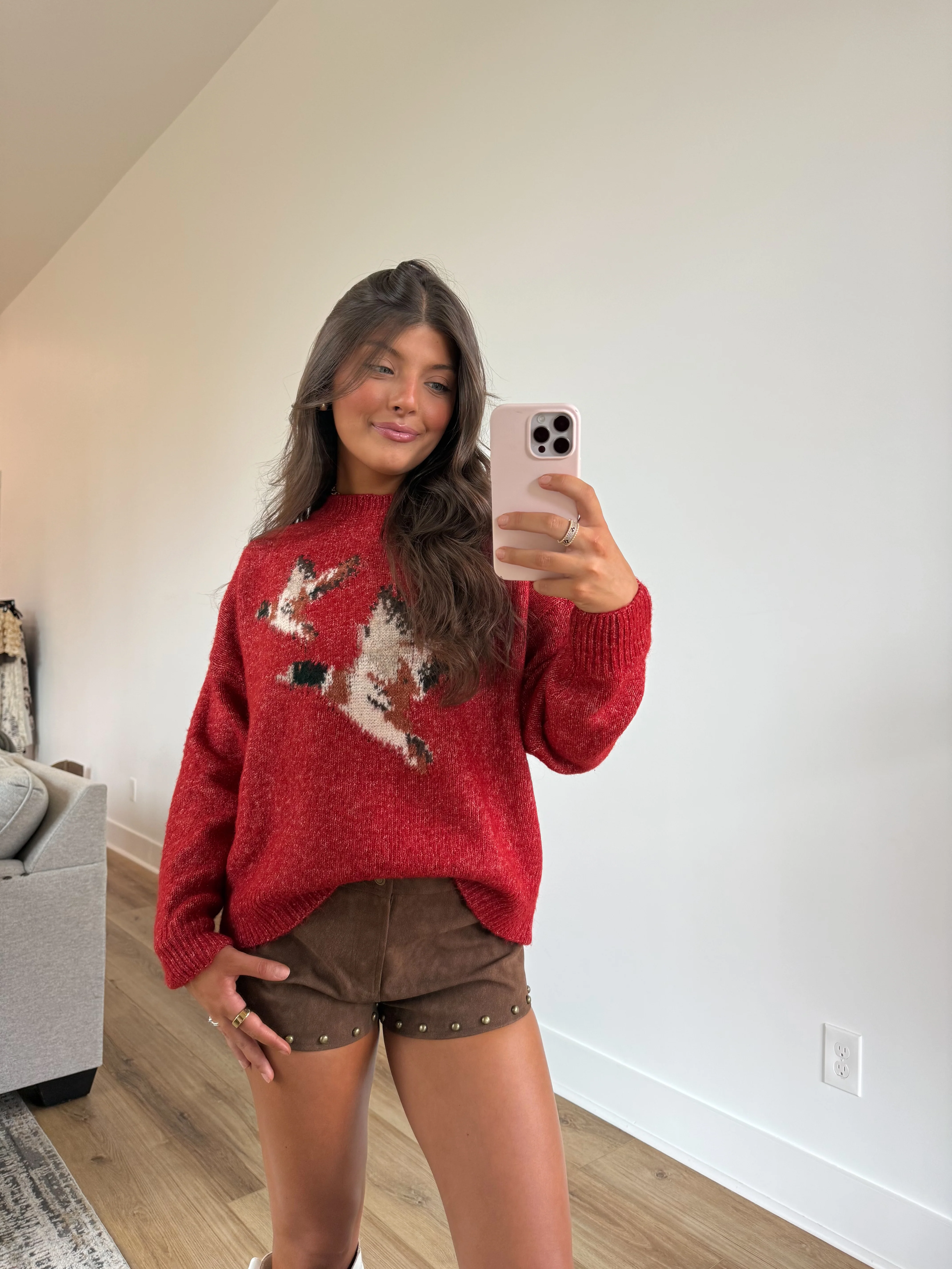 Leather Suede Micro Shorts - Image 4