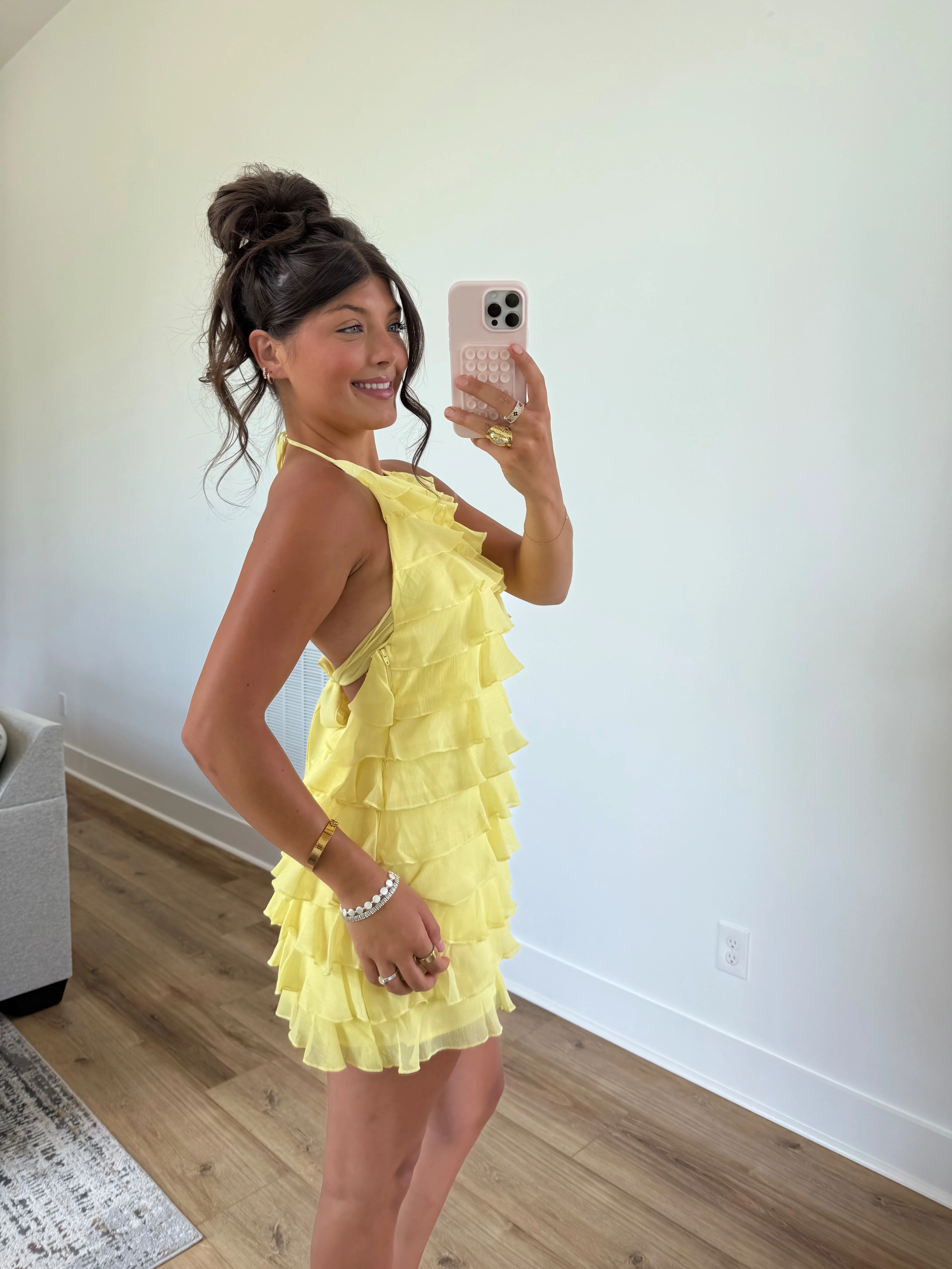 Lemon Drop Mini Dress - Image 4