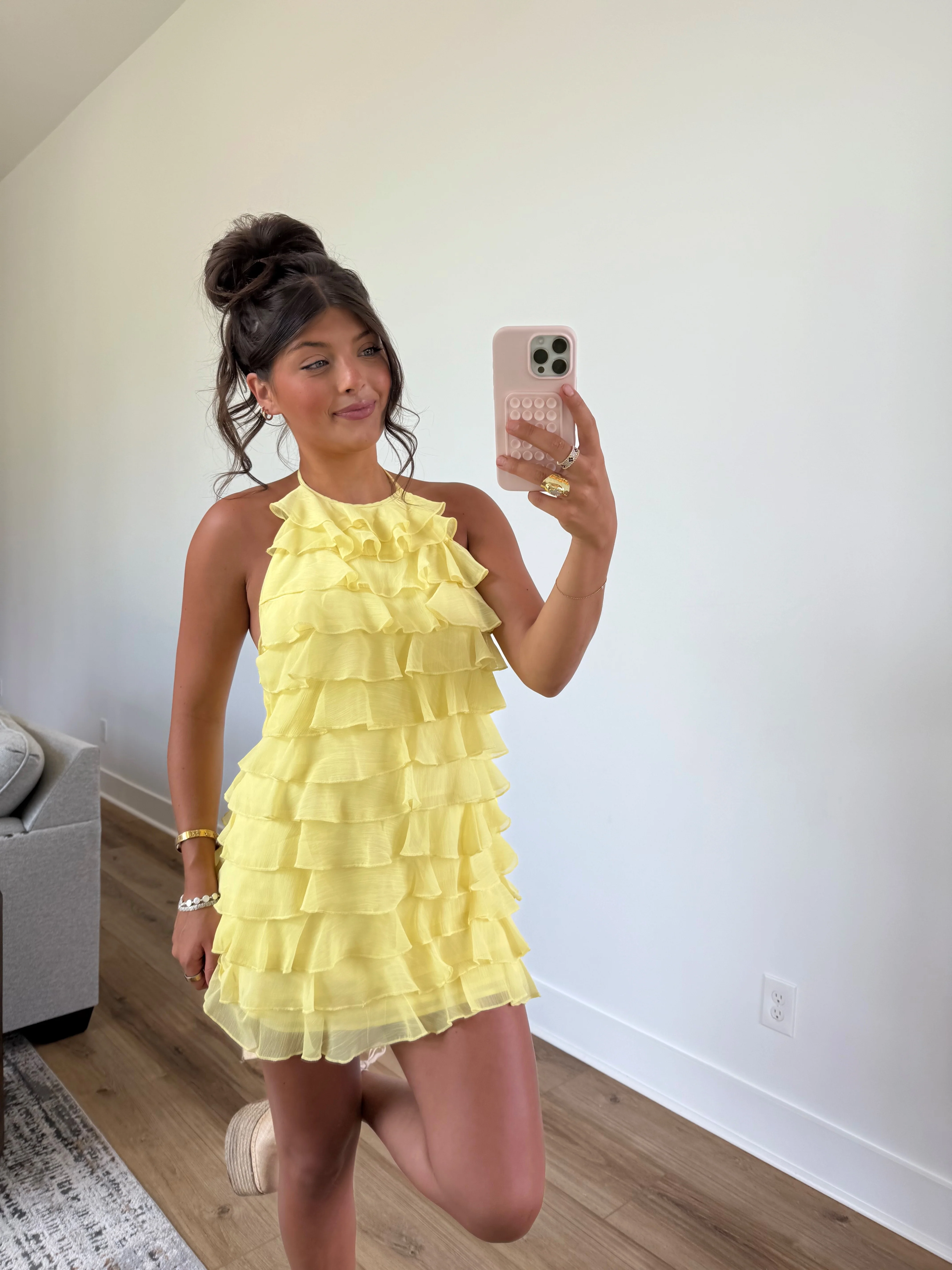 Lemon Drop Mini Dress - Image 5