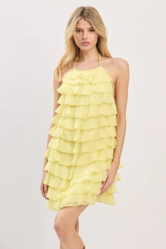 Lemon Drop Mini Dress - Image 6