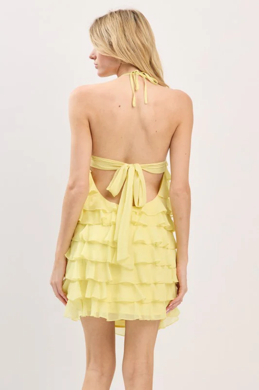 Lemon Drop Mini Dress - Image 7
