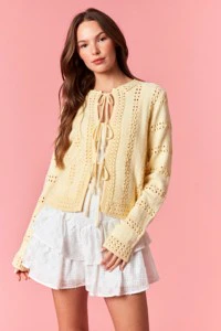 Lemon Tie Sweater - Image 4