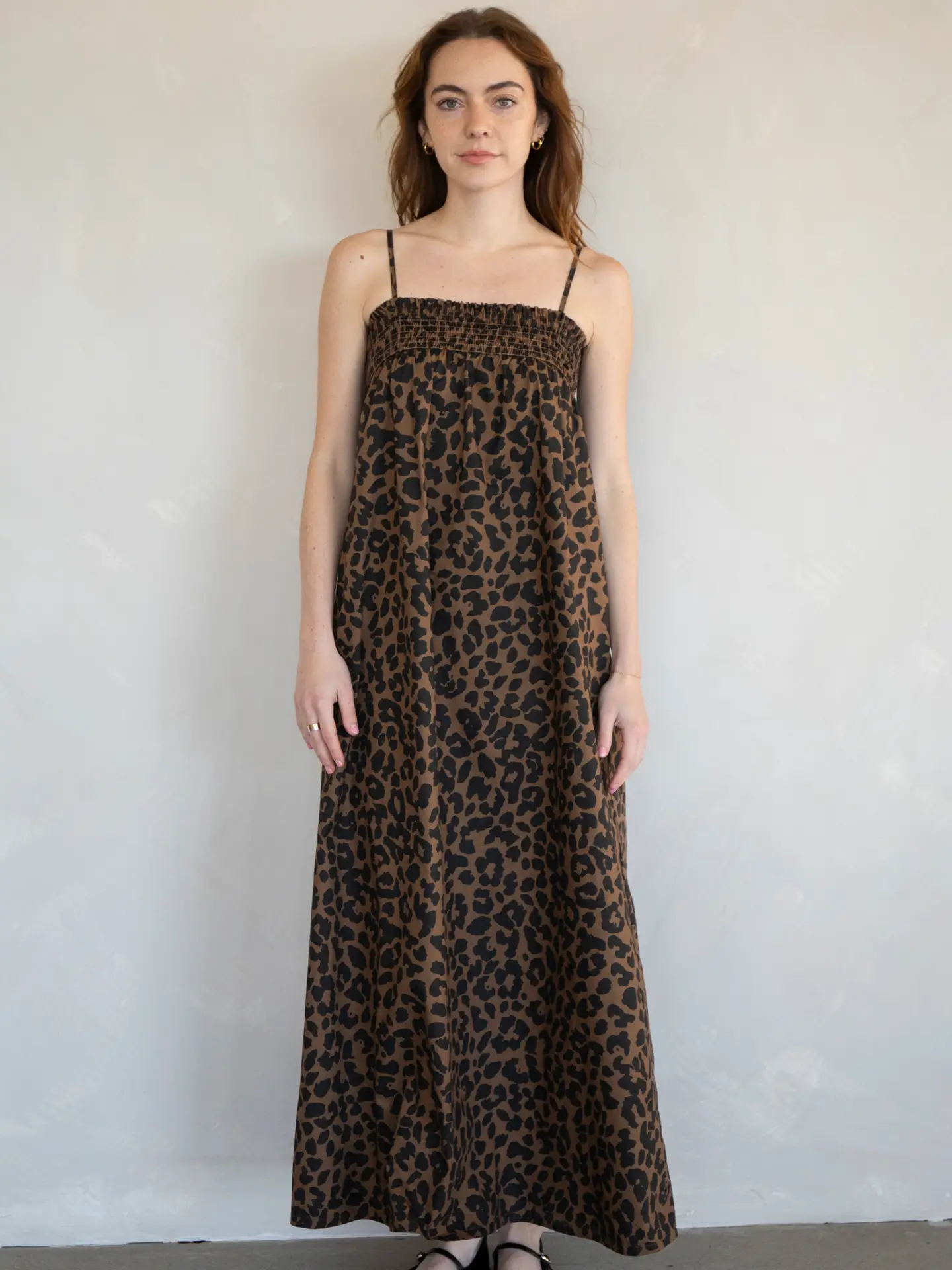 Leopard Smocked Top Maxi - Image 7