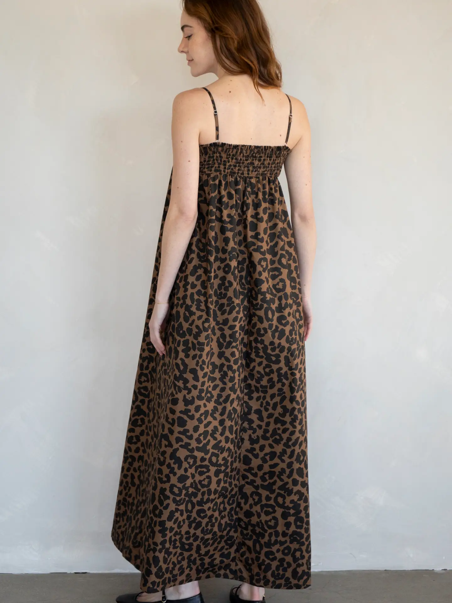 Leopard Smocked Top Maxi - Image 8