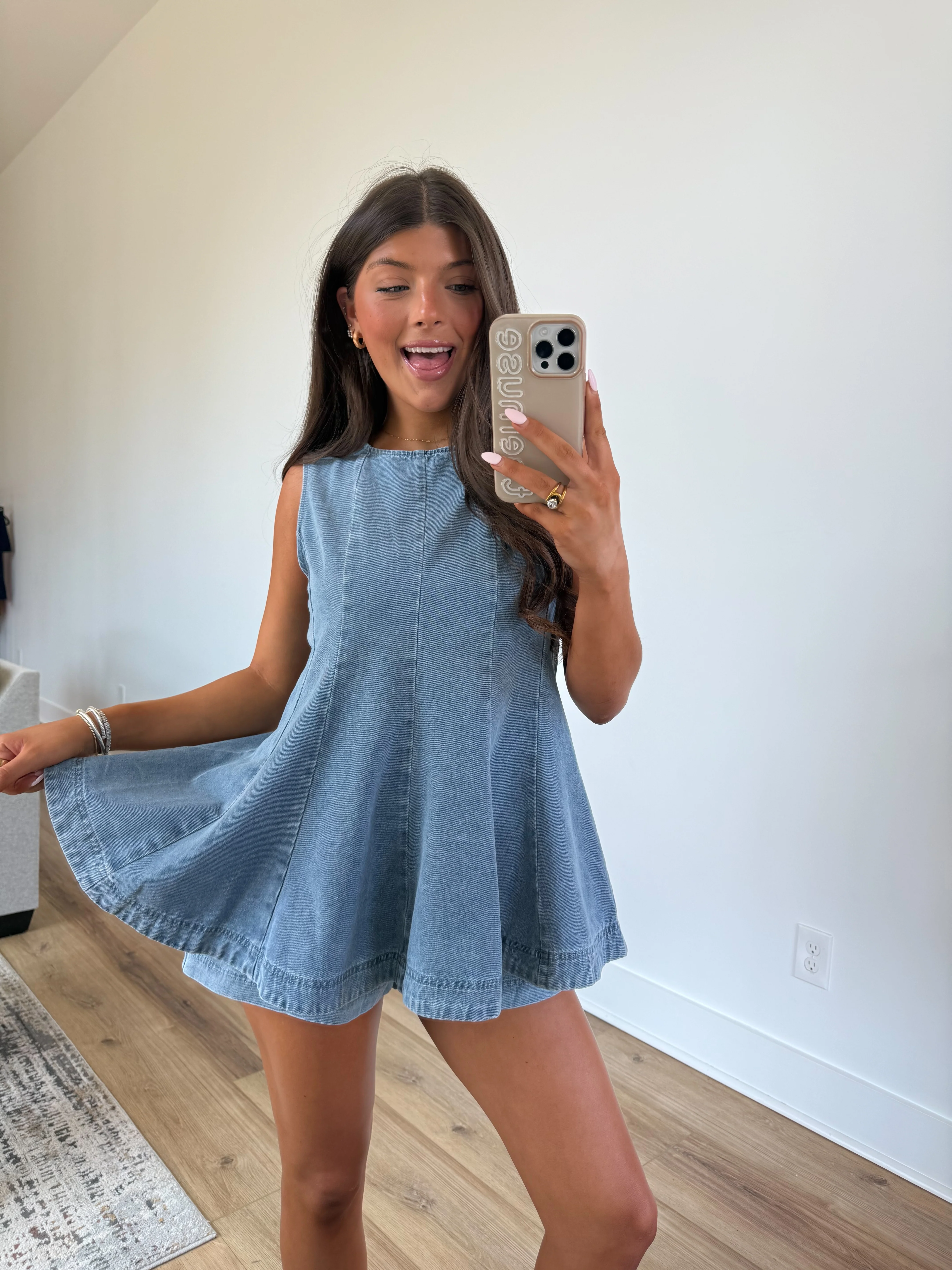 Light Denim Flare Set - Image 2