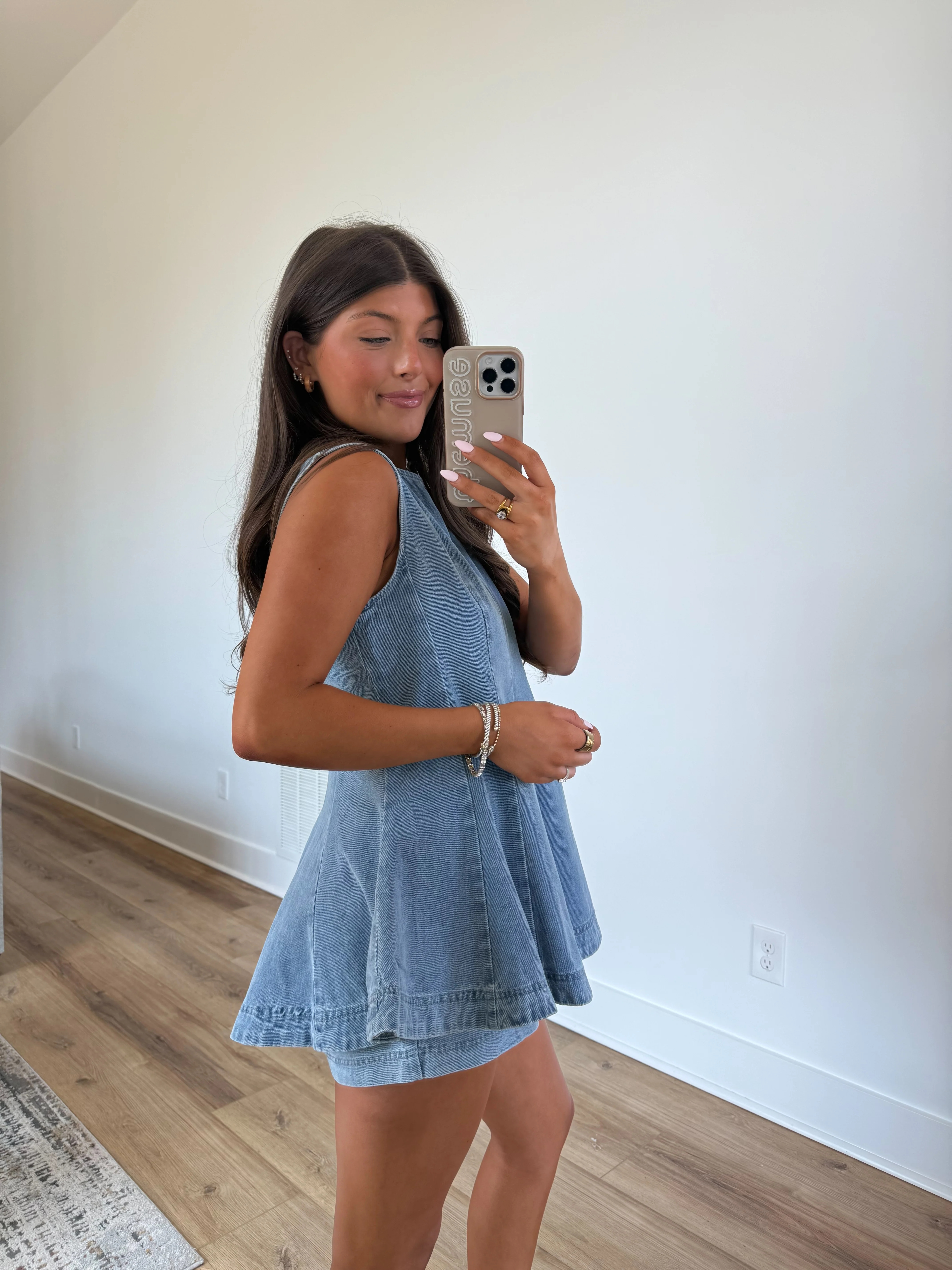 Light Denim Flare Set - Image 3
