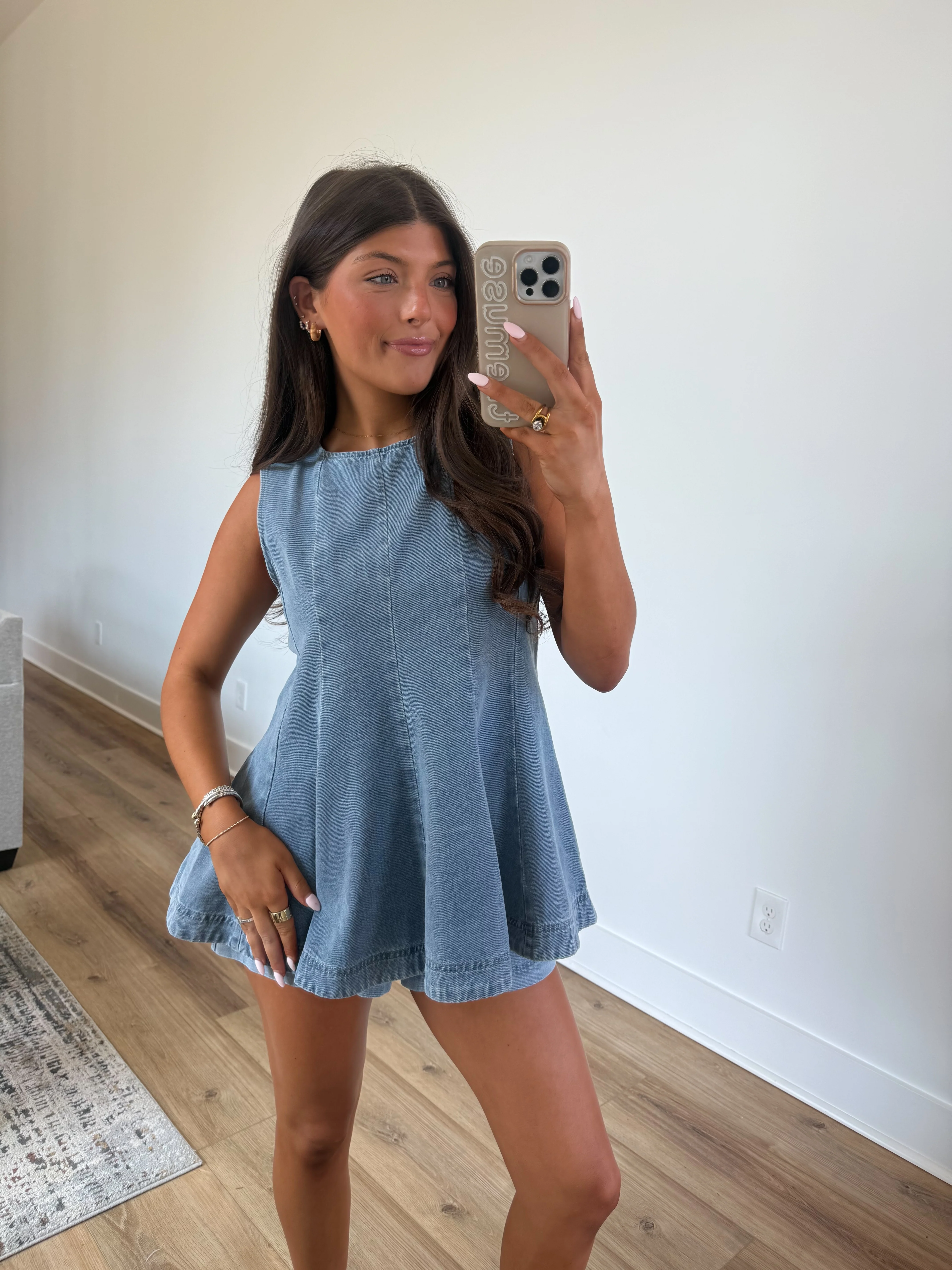 Light Denim Flare Set - Image 4