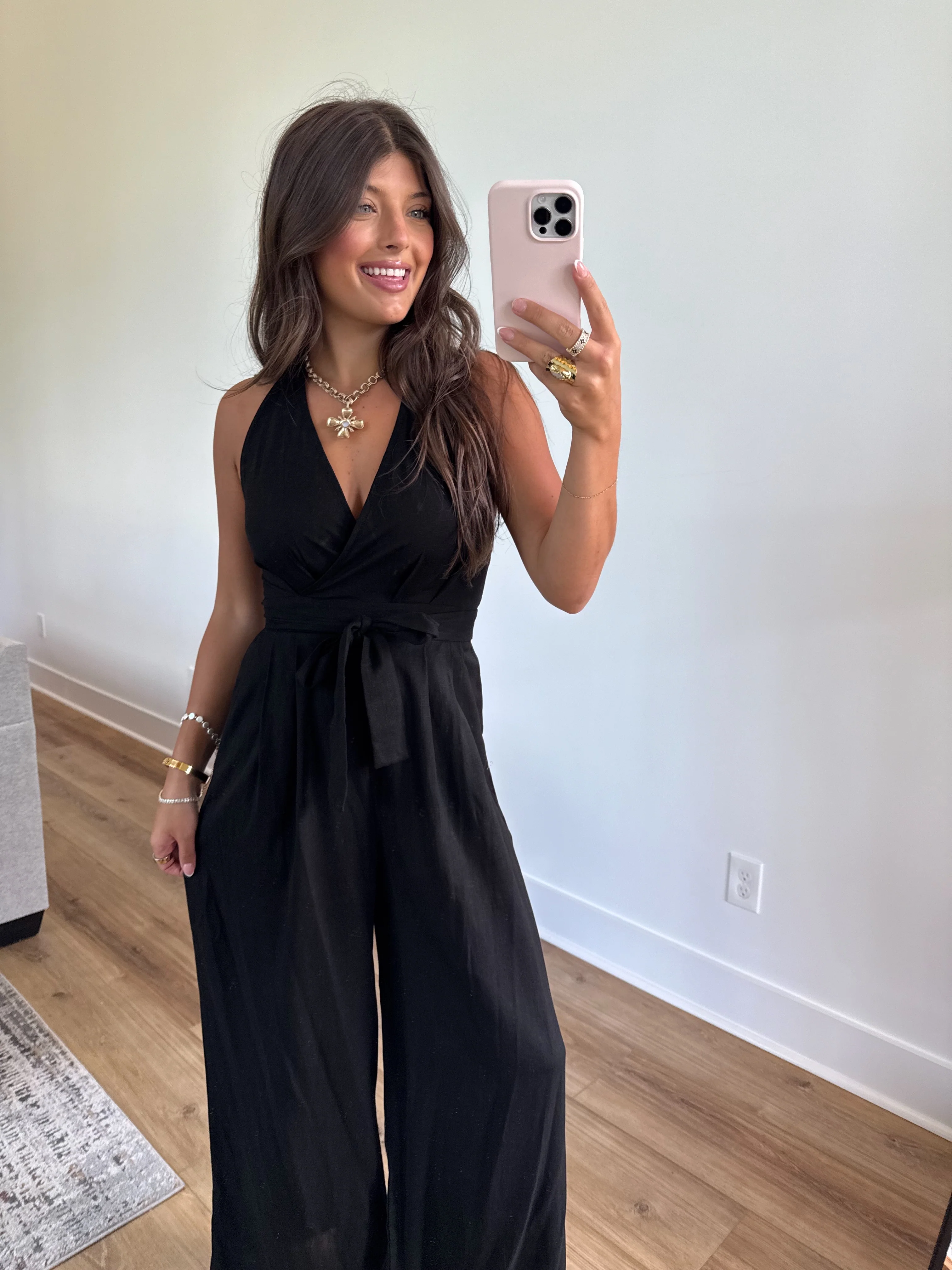 Like a Dream Jumpsuit (Black) - Image 3