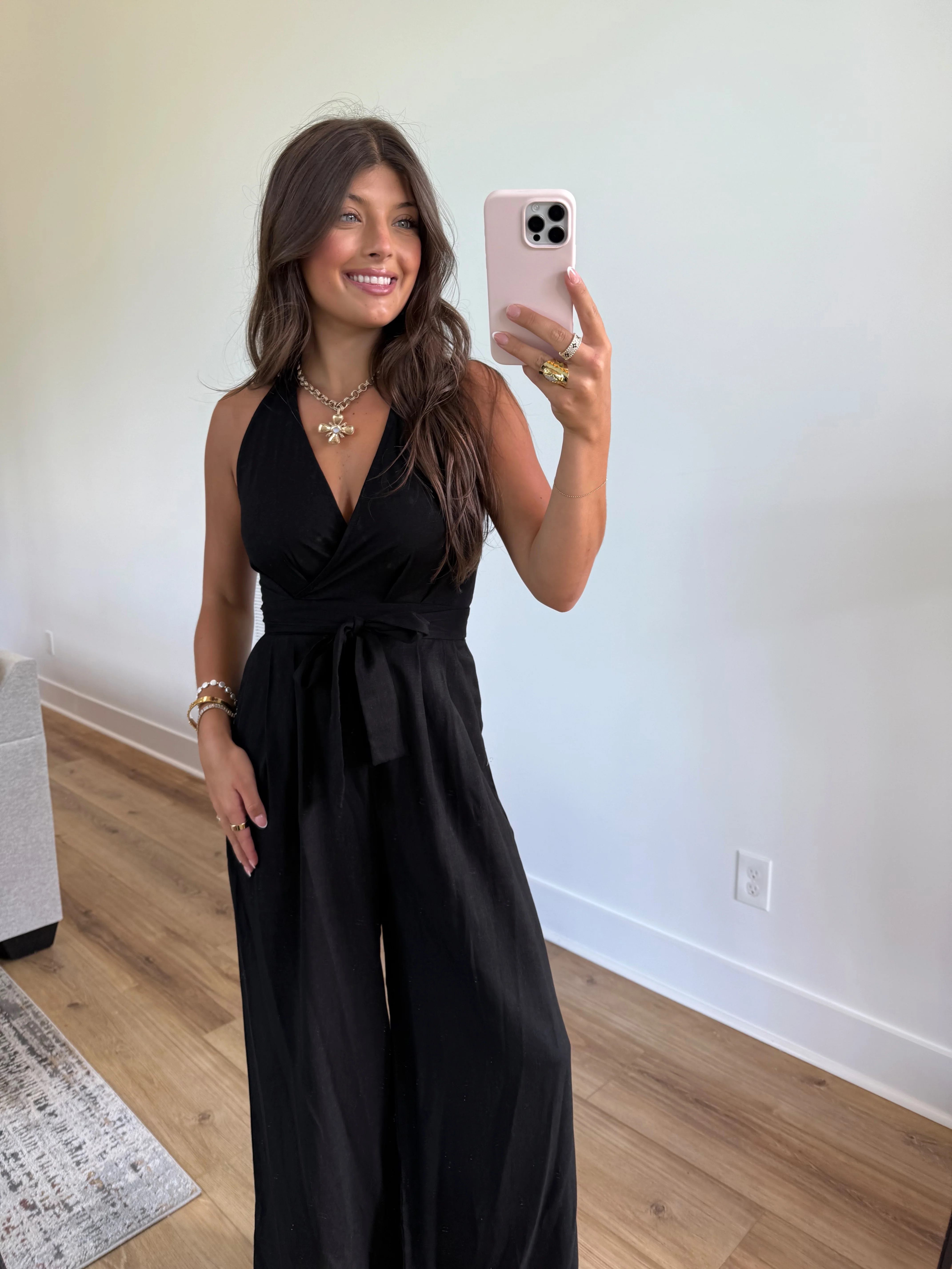 Like a Dream Jumpsuit (Black) - Image 7