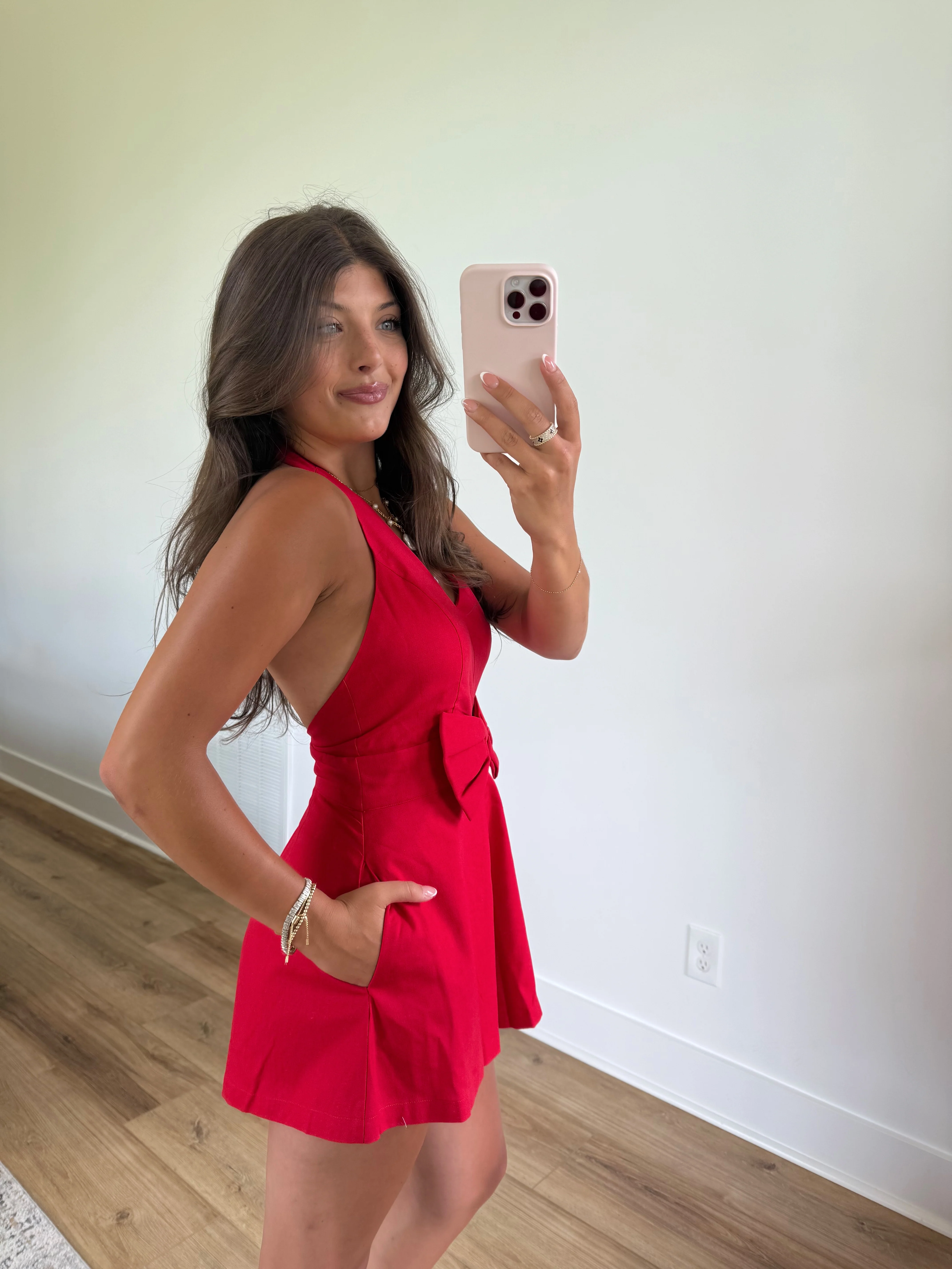 Like Candy Romper (Red) - Image 5