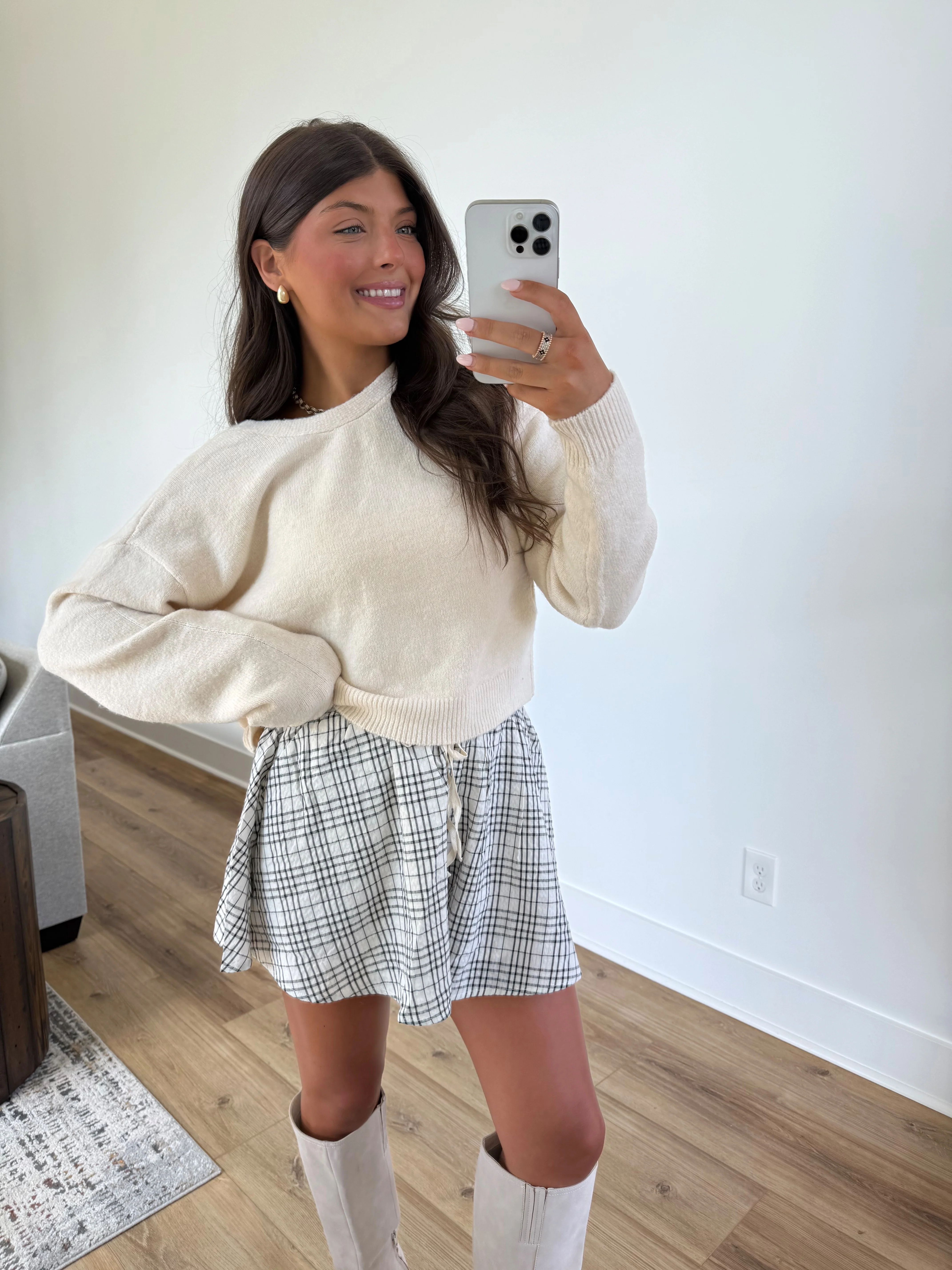 Lillian Bow Sweater (Cream) - Image 5