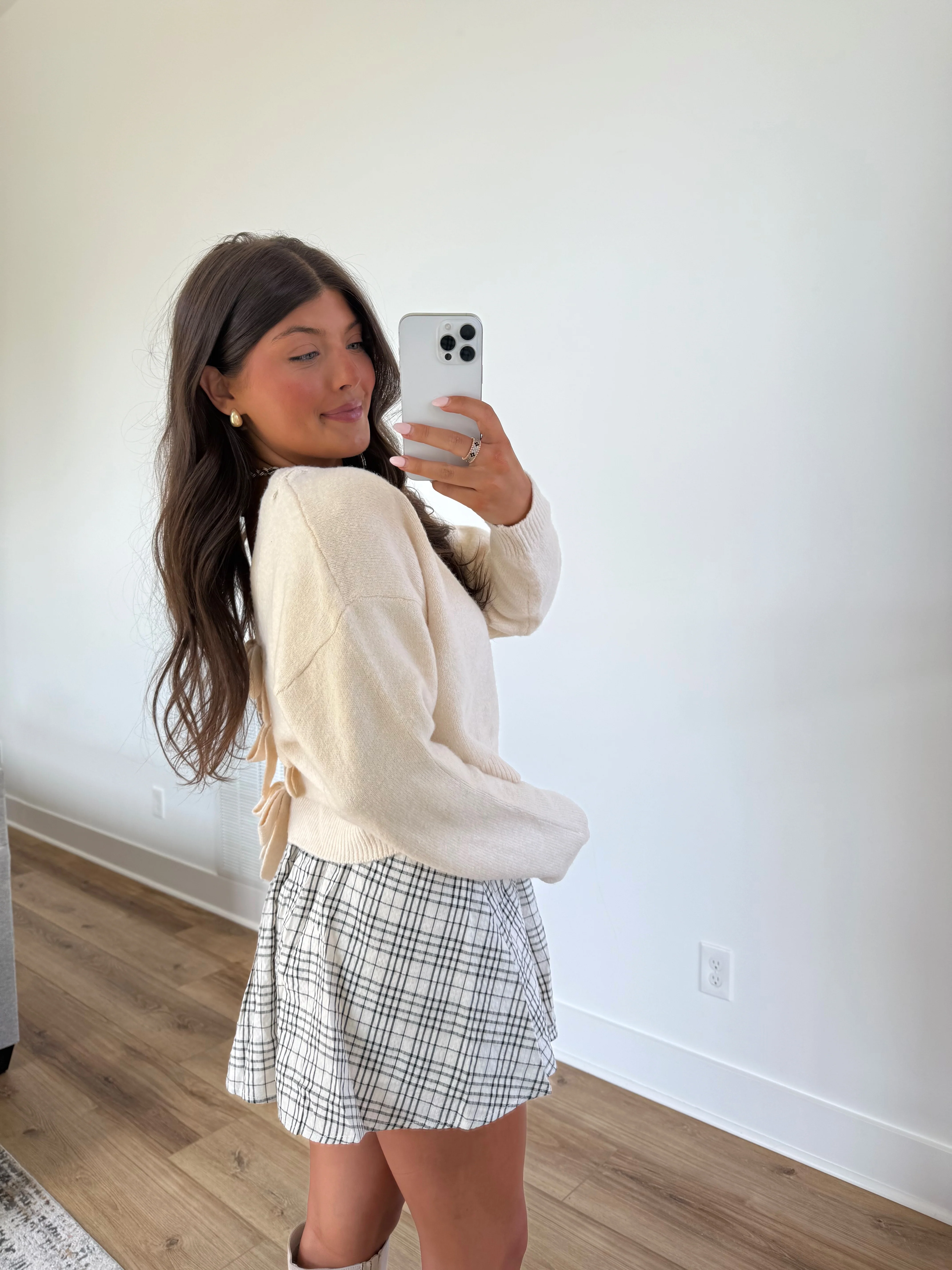 Lillian Bow Sweater (Cream) - Image 6