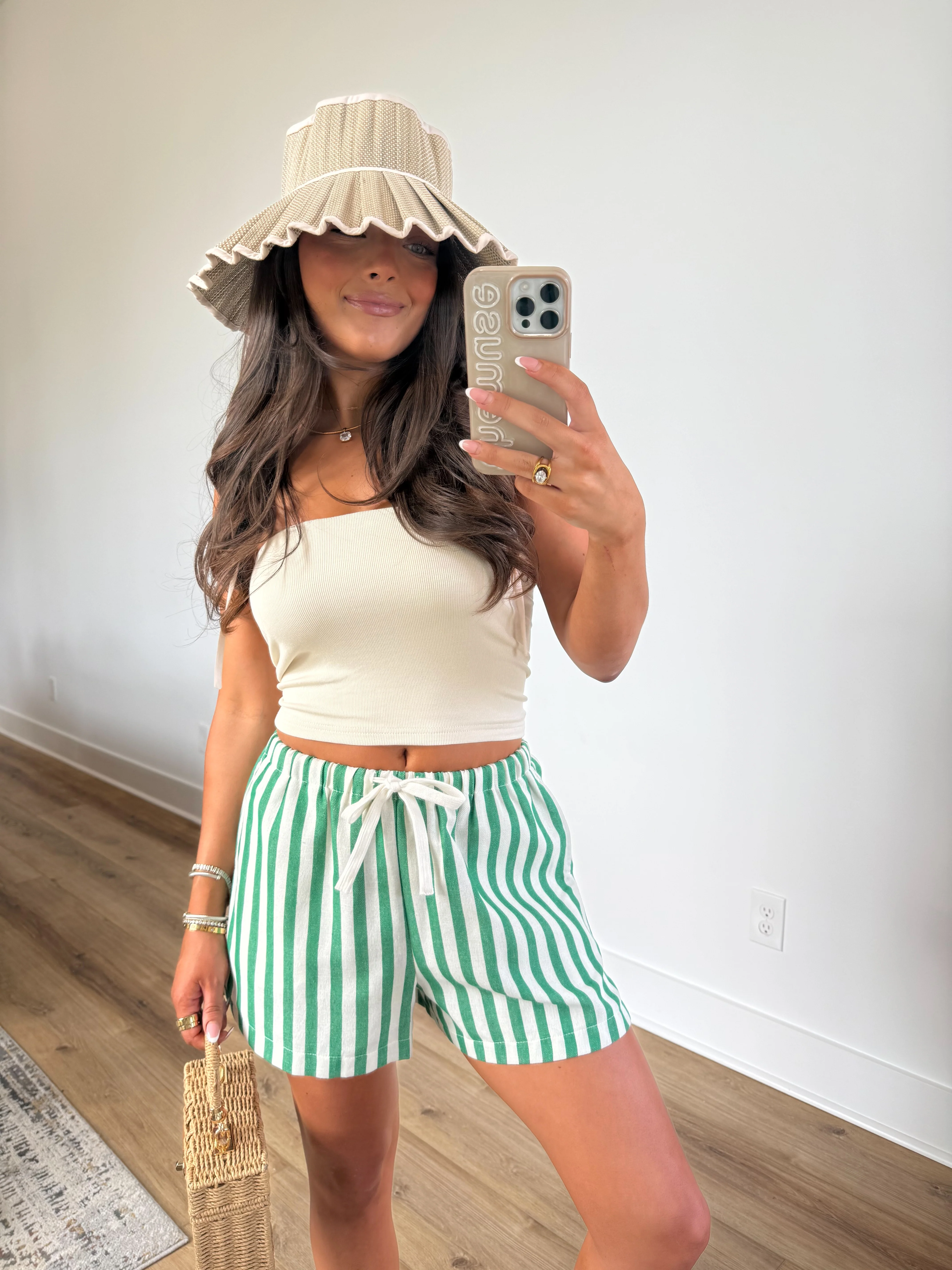 Linen Club Shorts (Kelly Green) - Image 3