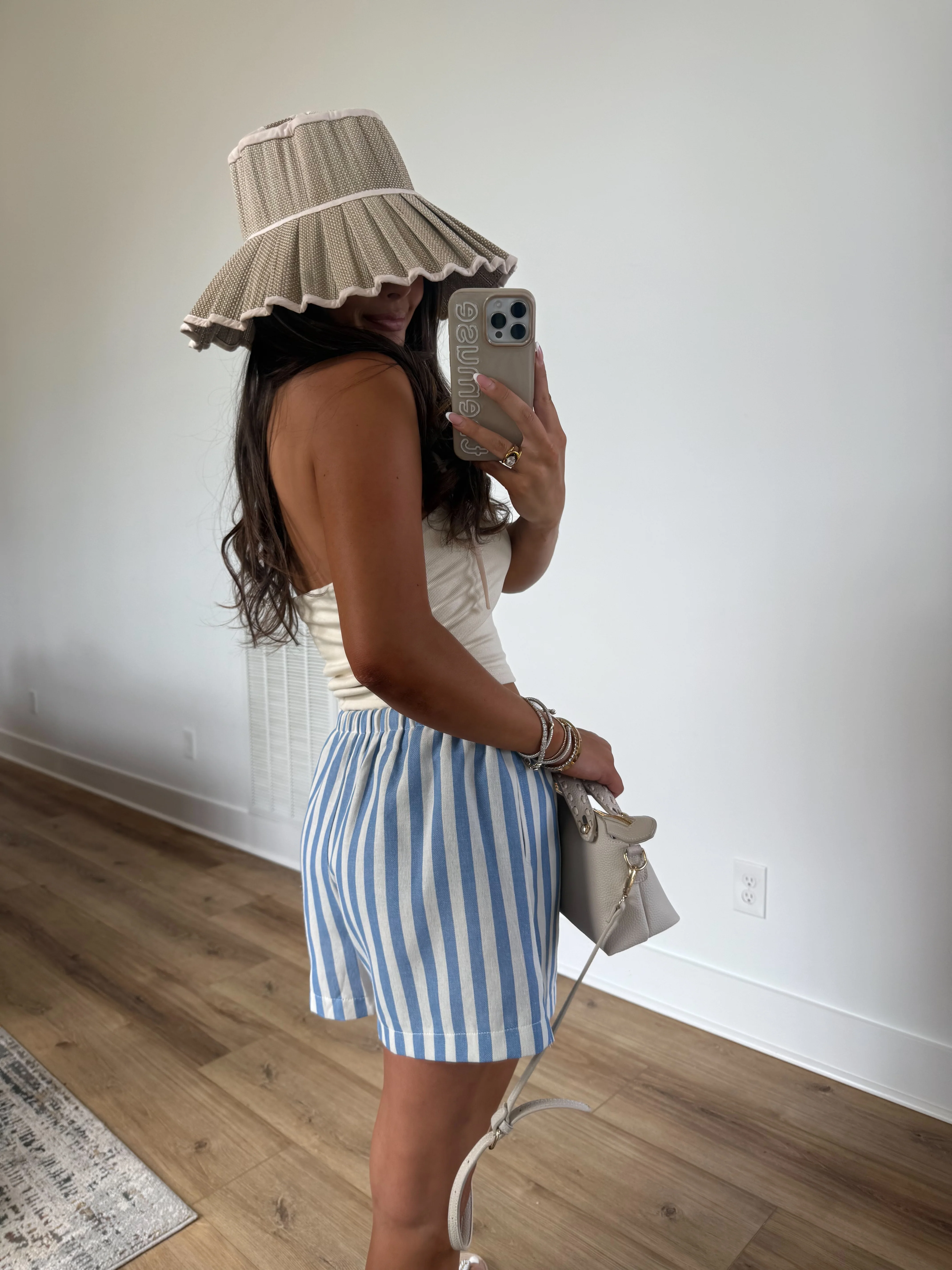 Linen Club Shorts (Sky Blue) - Image 5