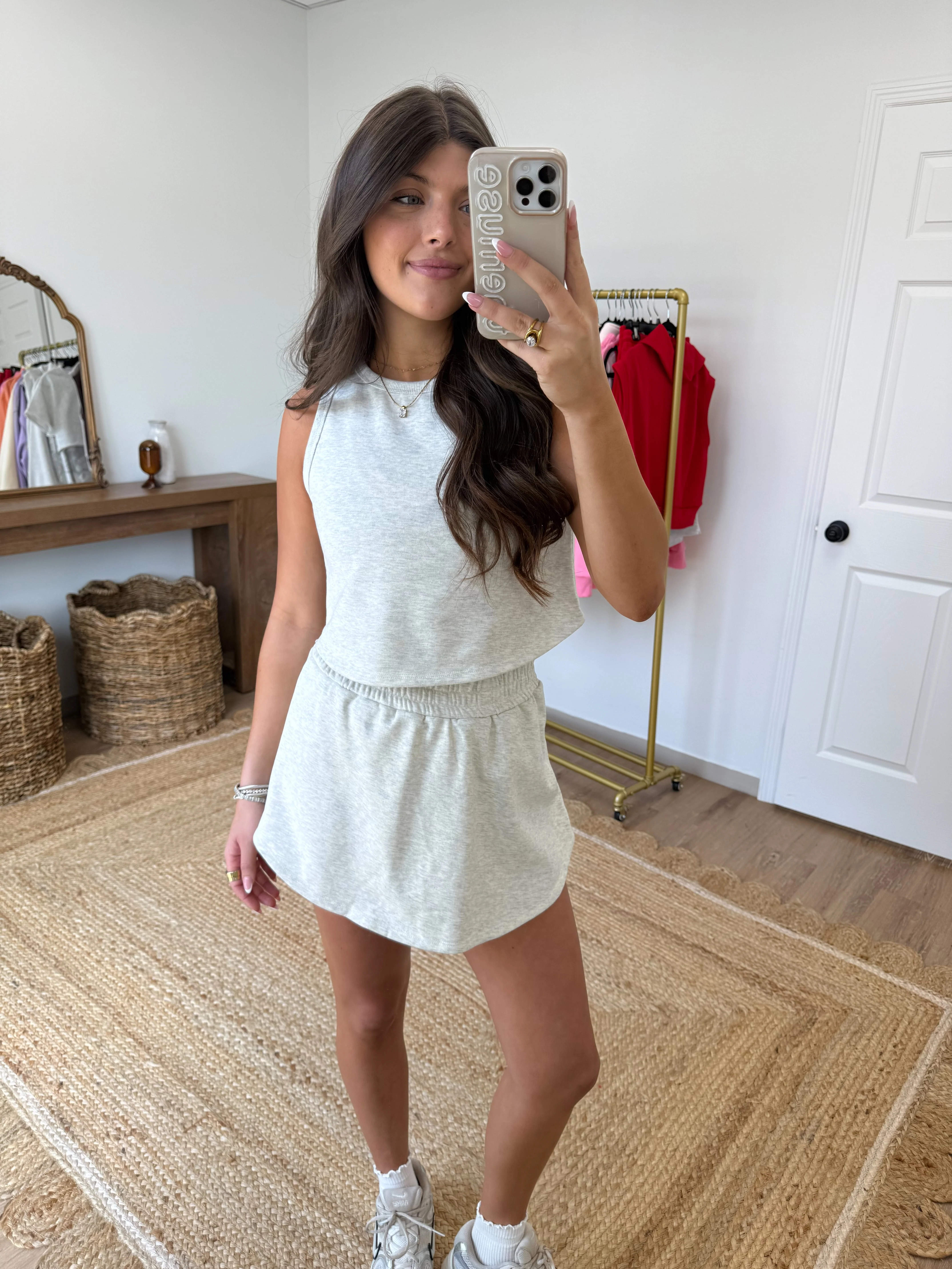 Lived in Skort Set (Grey) - Image 4