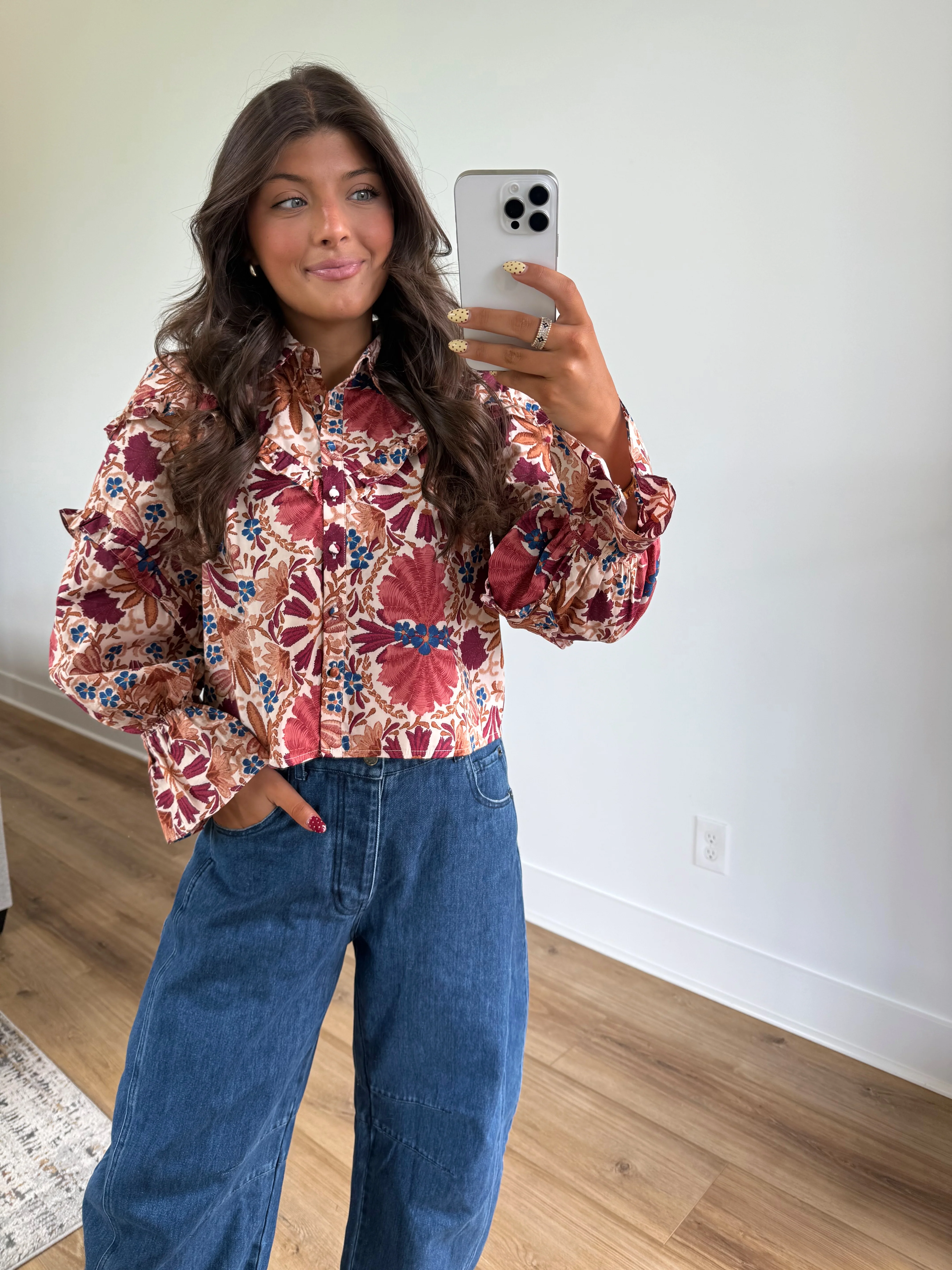 Lucy Ruffle Top - Image 3