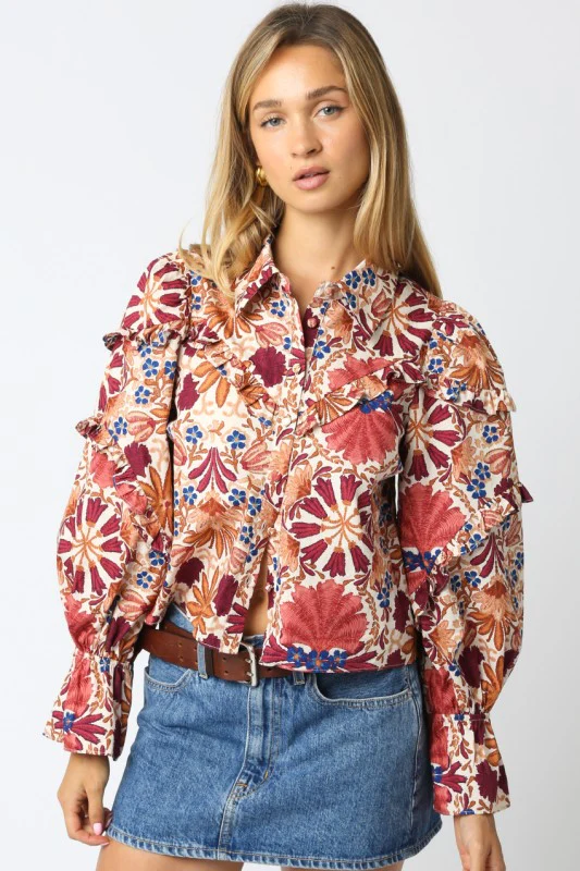 Lucy Ruffle Top - Image 4