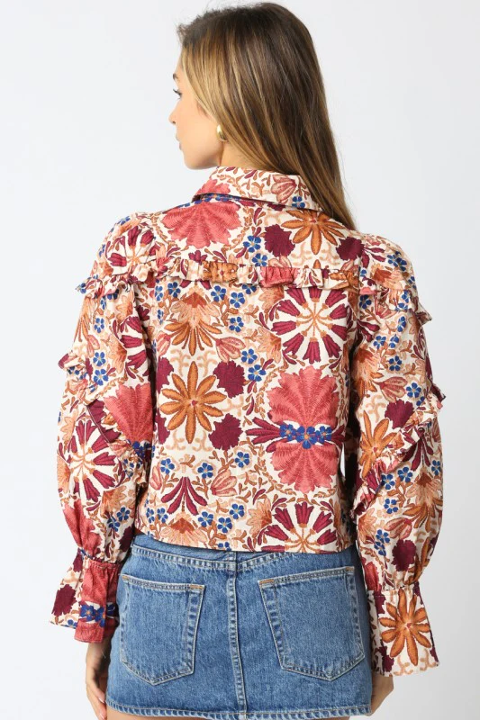 Lucy Ruffle Top - Image 6