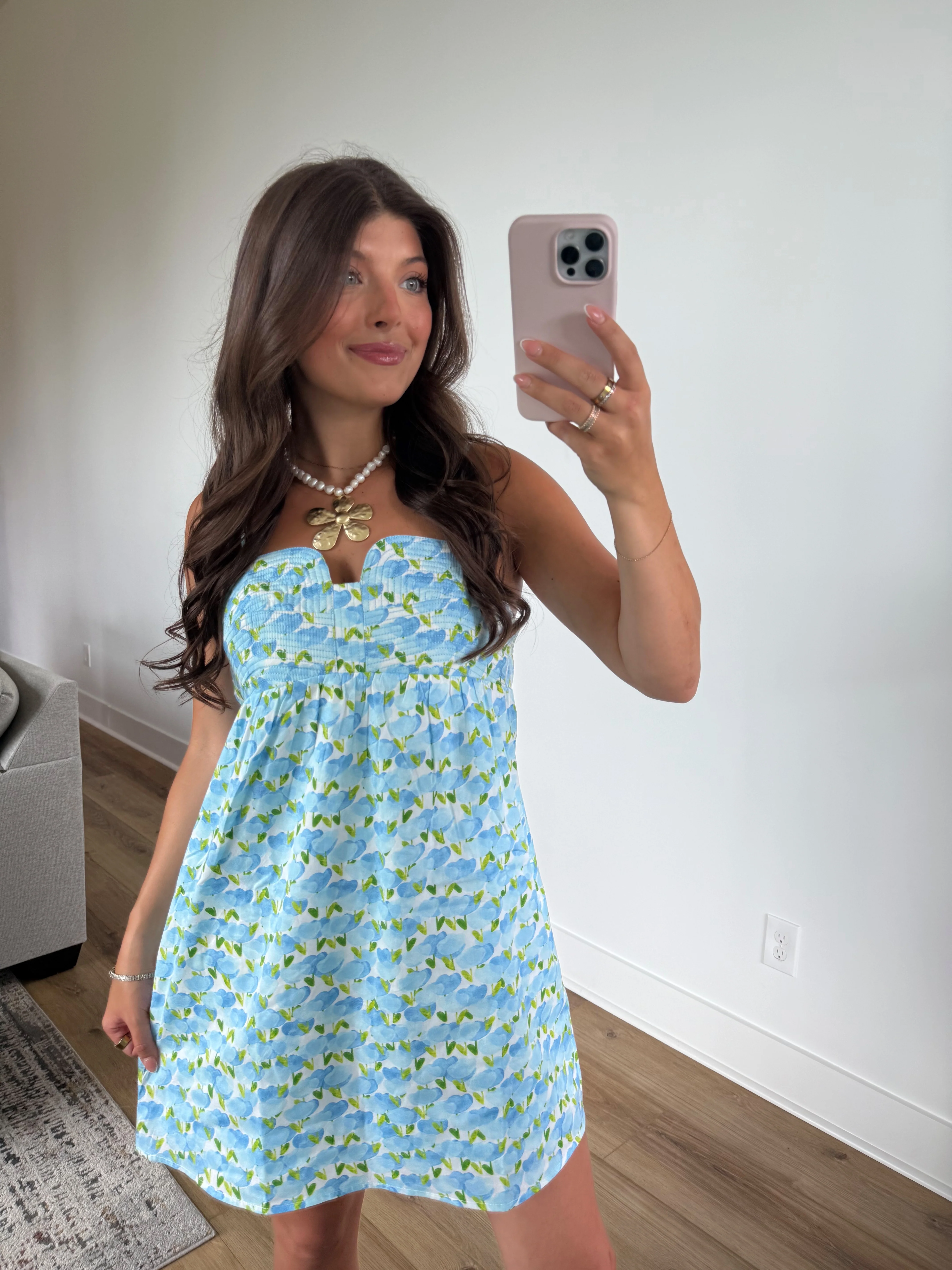 Mallie Spring Mini Dress - Image 3