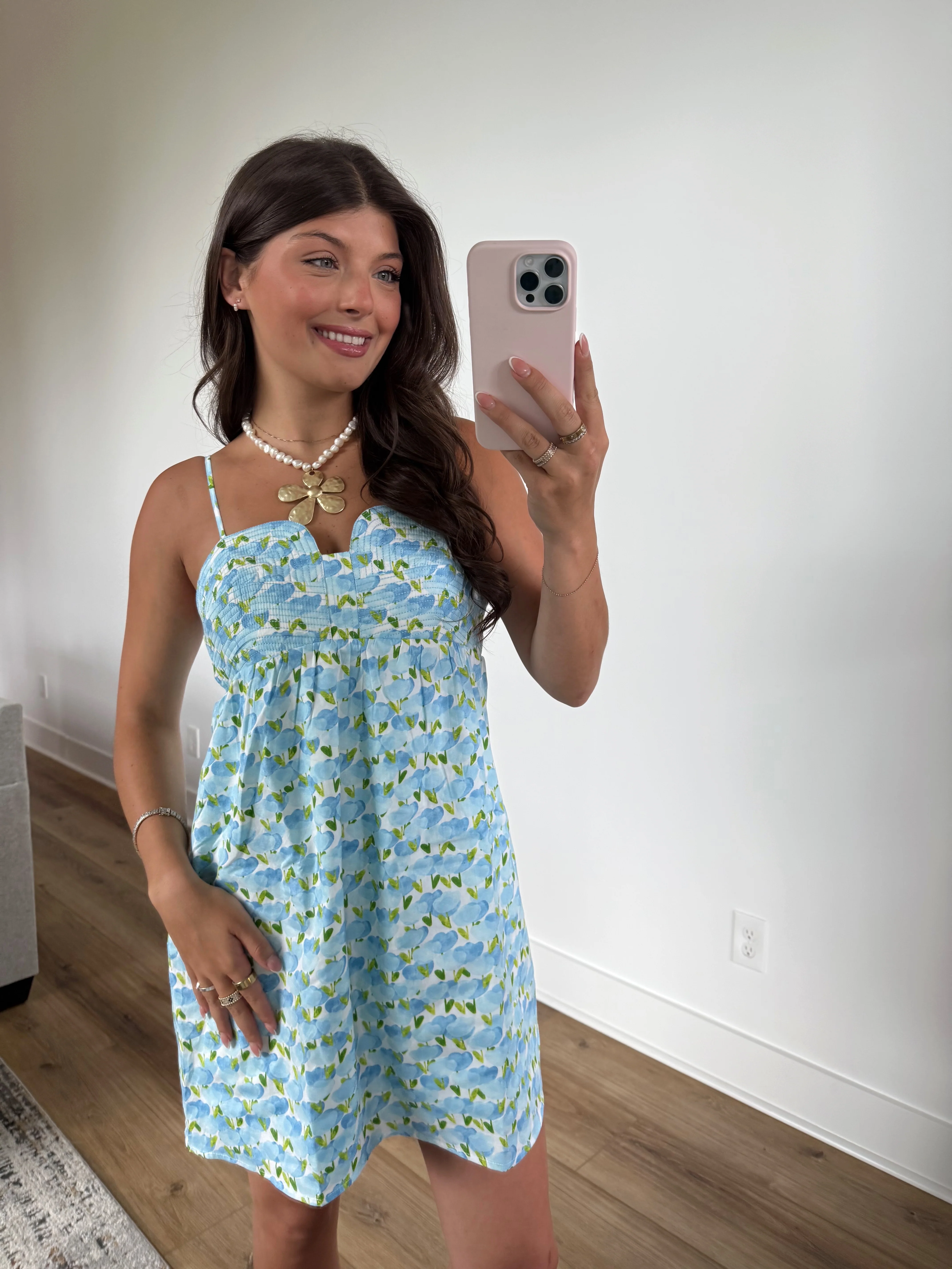 Mallie Spring Mini Dress - Image 6