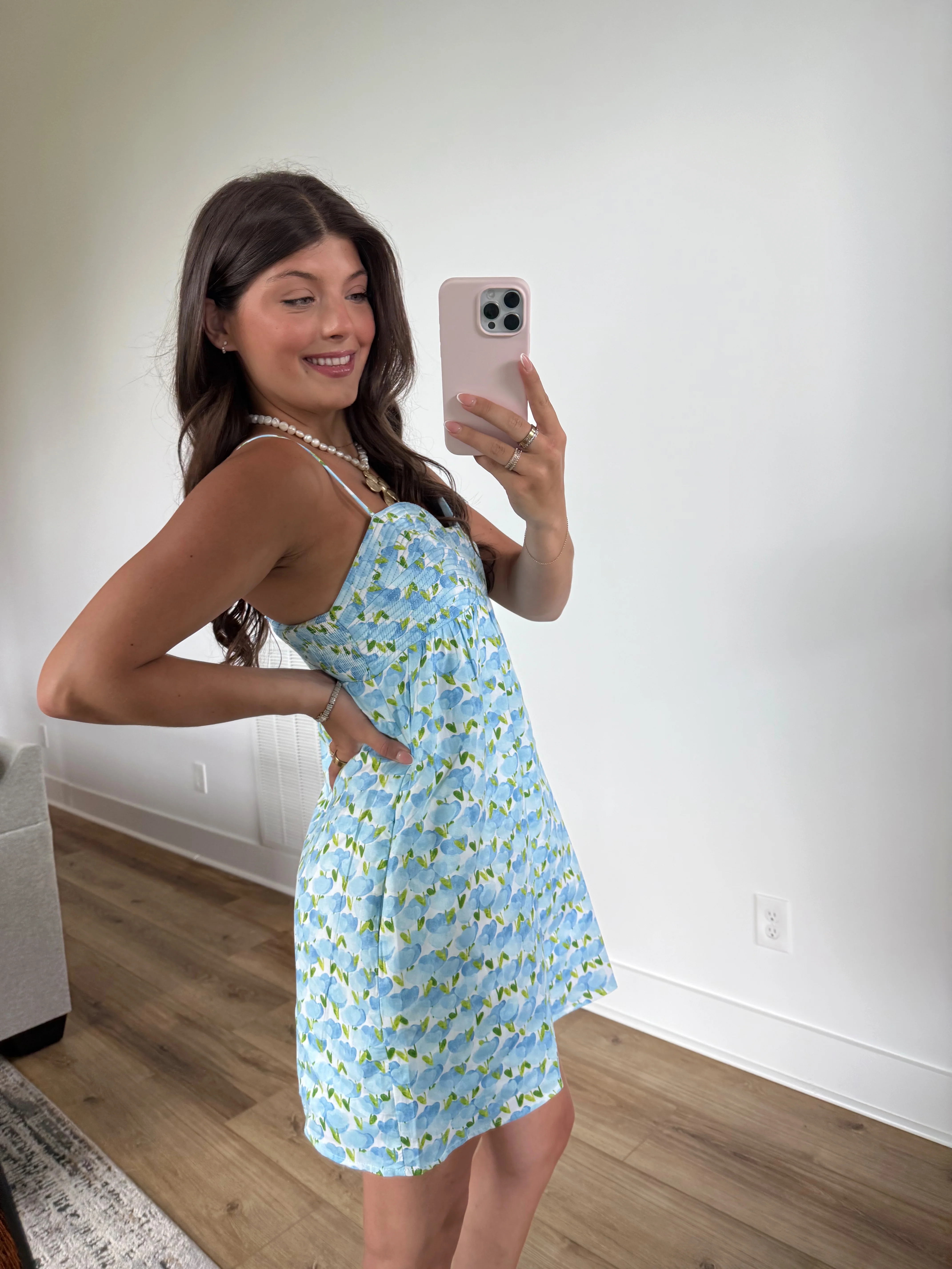 Mallie Spring Mini Dress - Image 7
