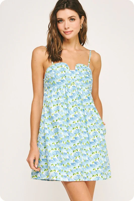 Mallie Spring Mini Dress - Image 8