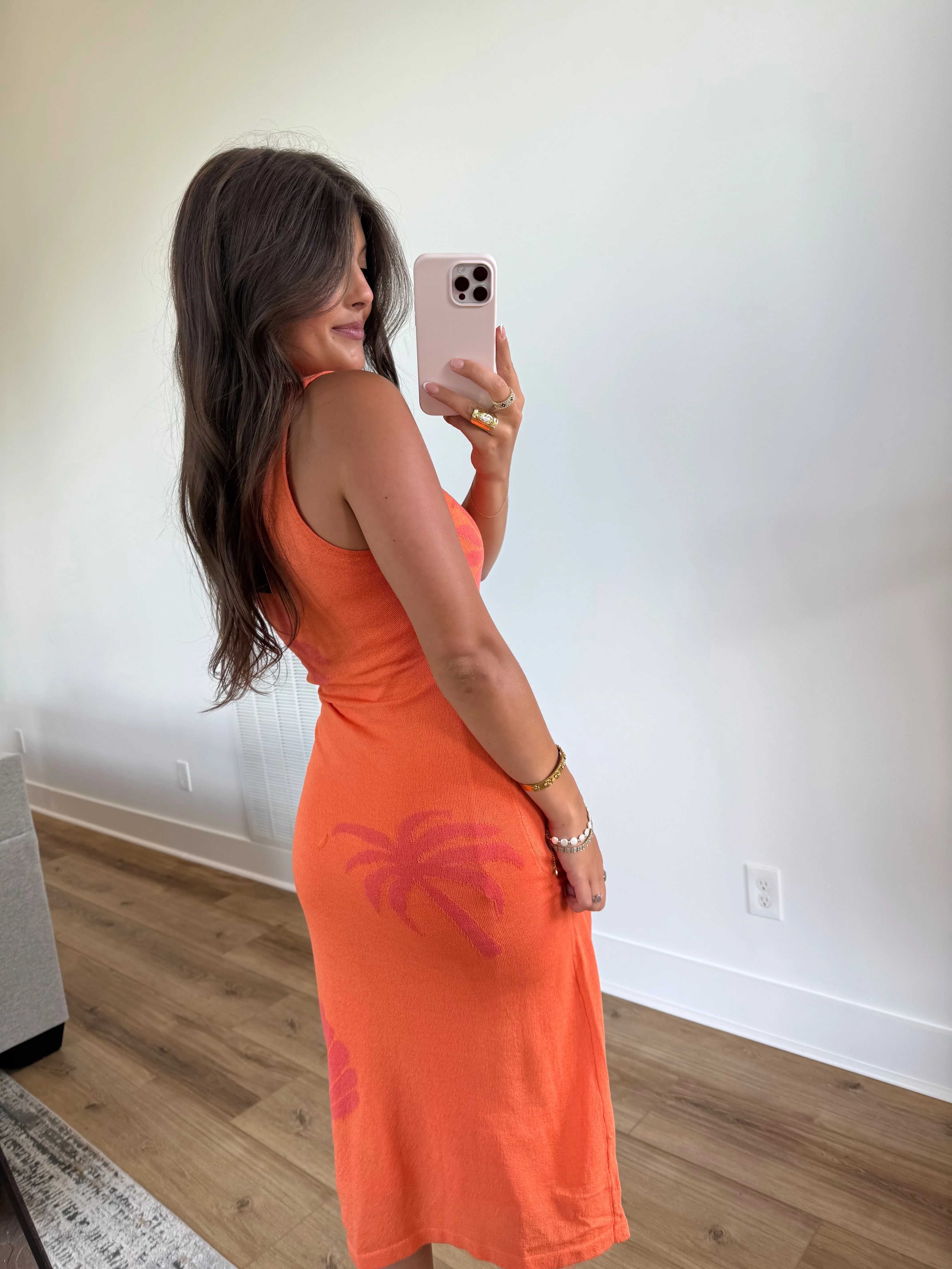 Mango Glow Midi Dress - Image 5