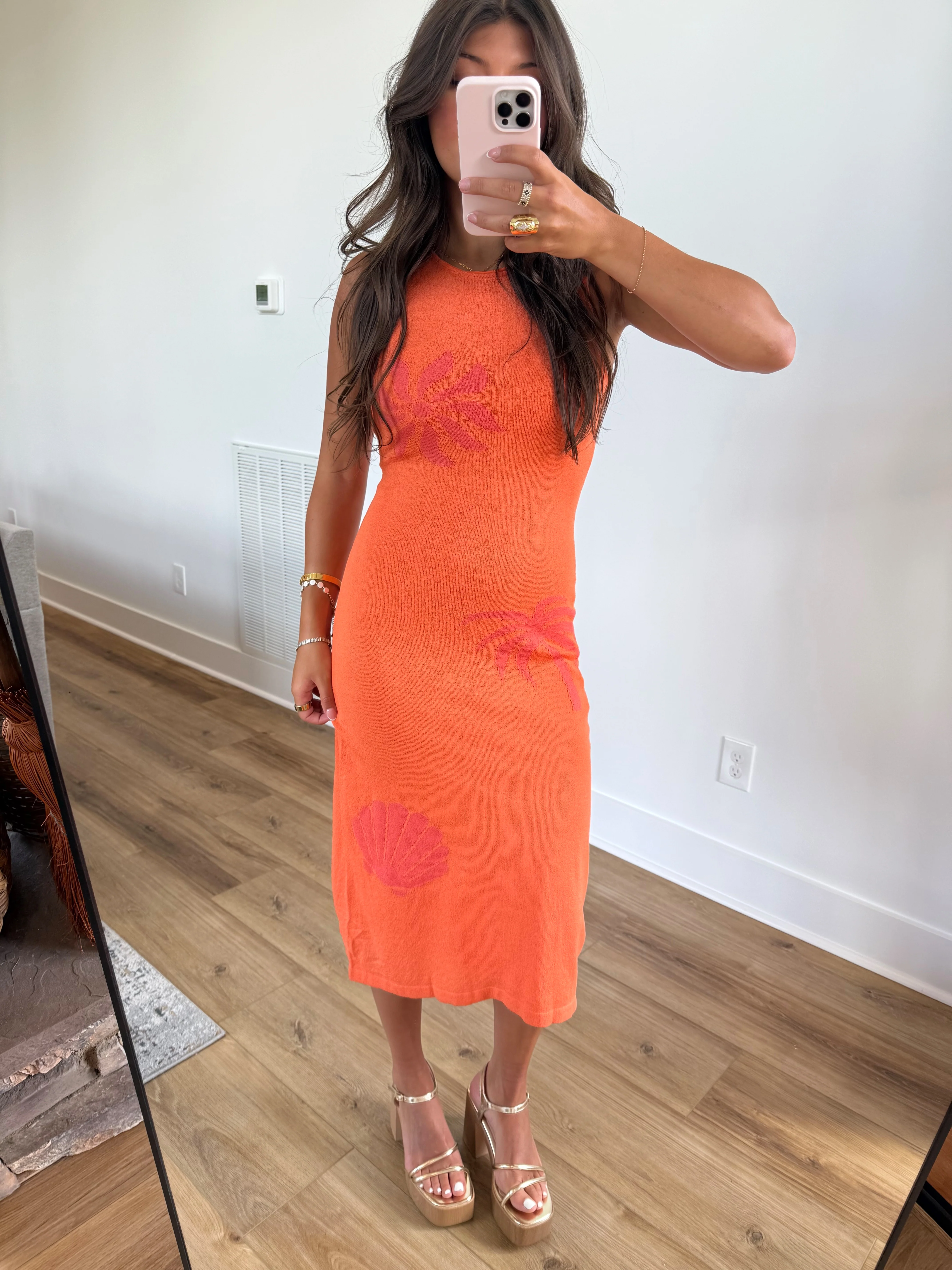Mango Glow Midi Dress - Image 6
