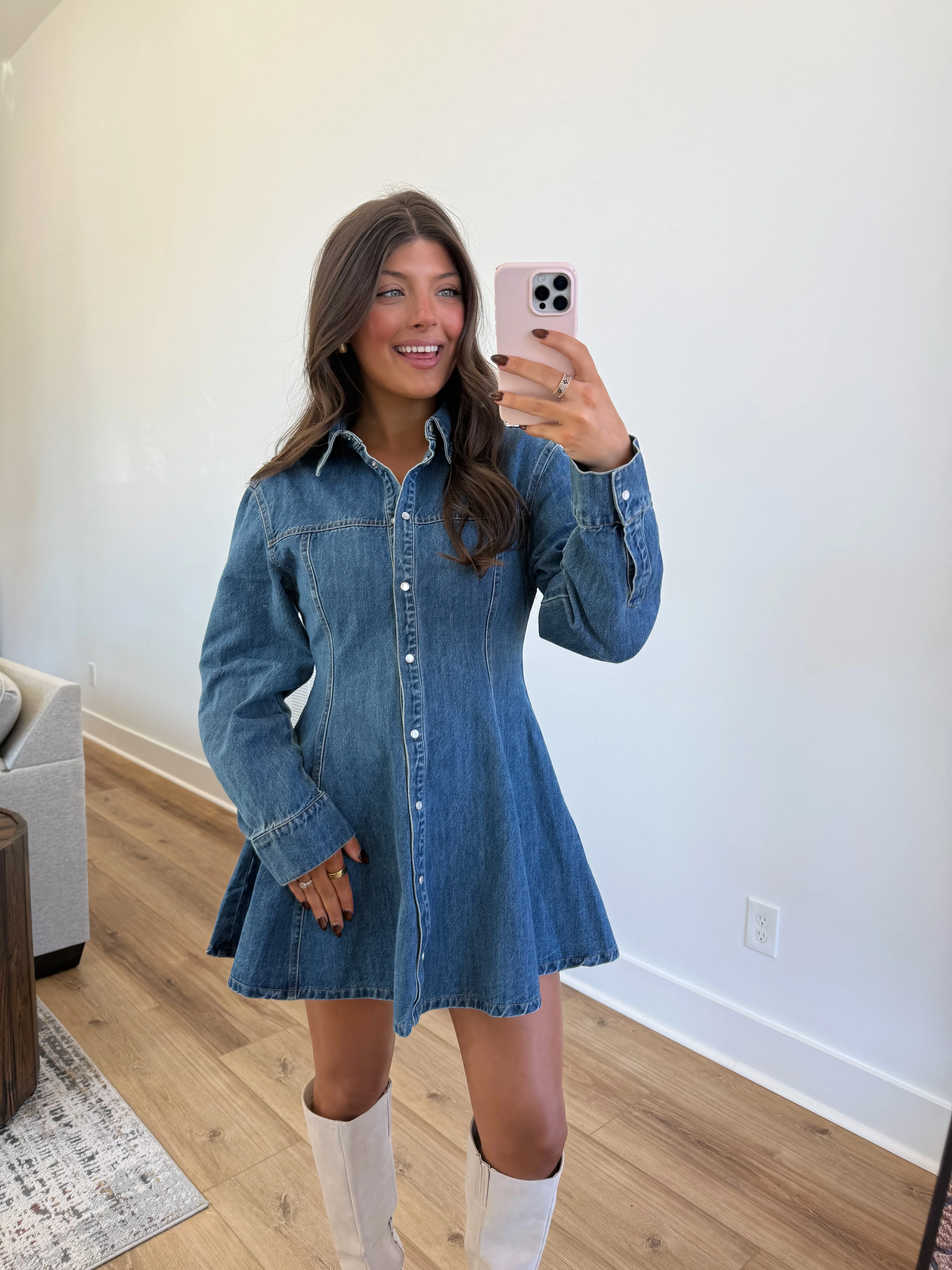 Marki Denim Dress - Image 4