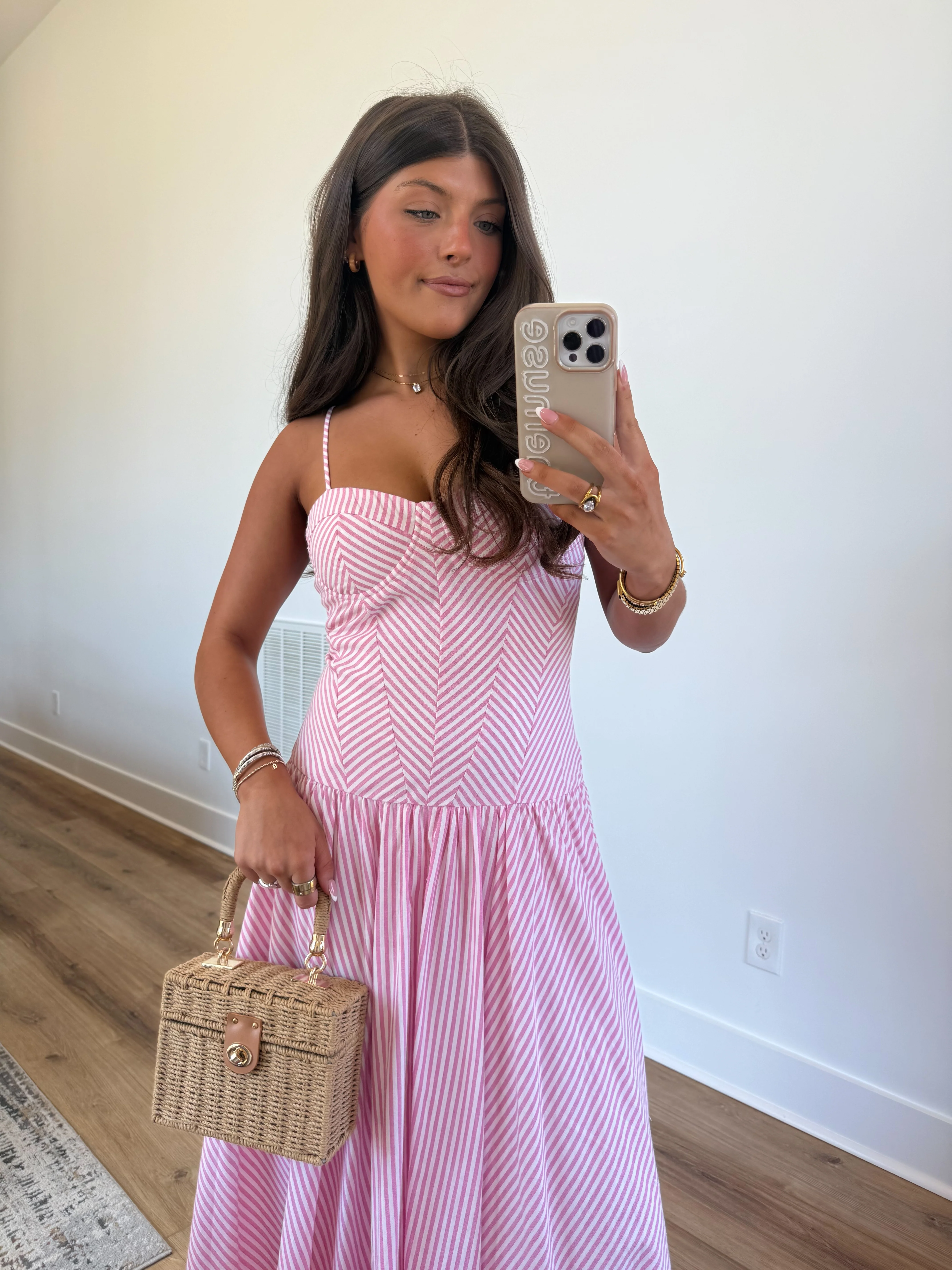 Master Structure Maxi Dress (Pink) - Image 2