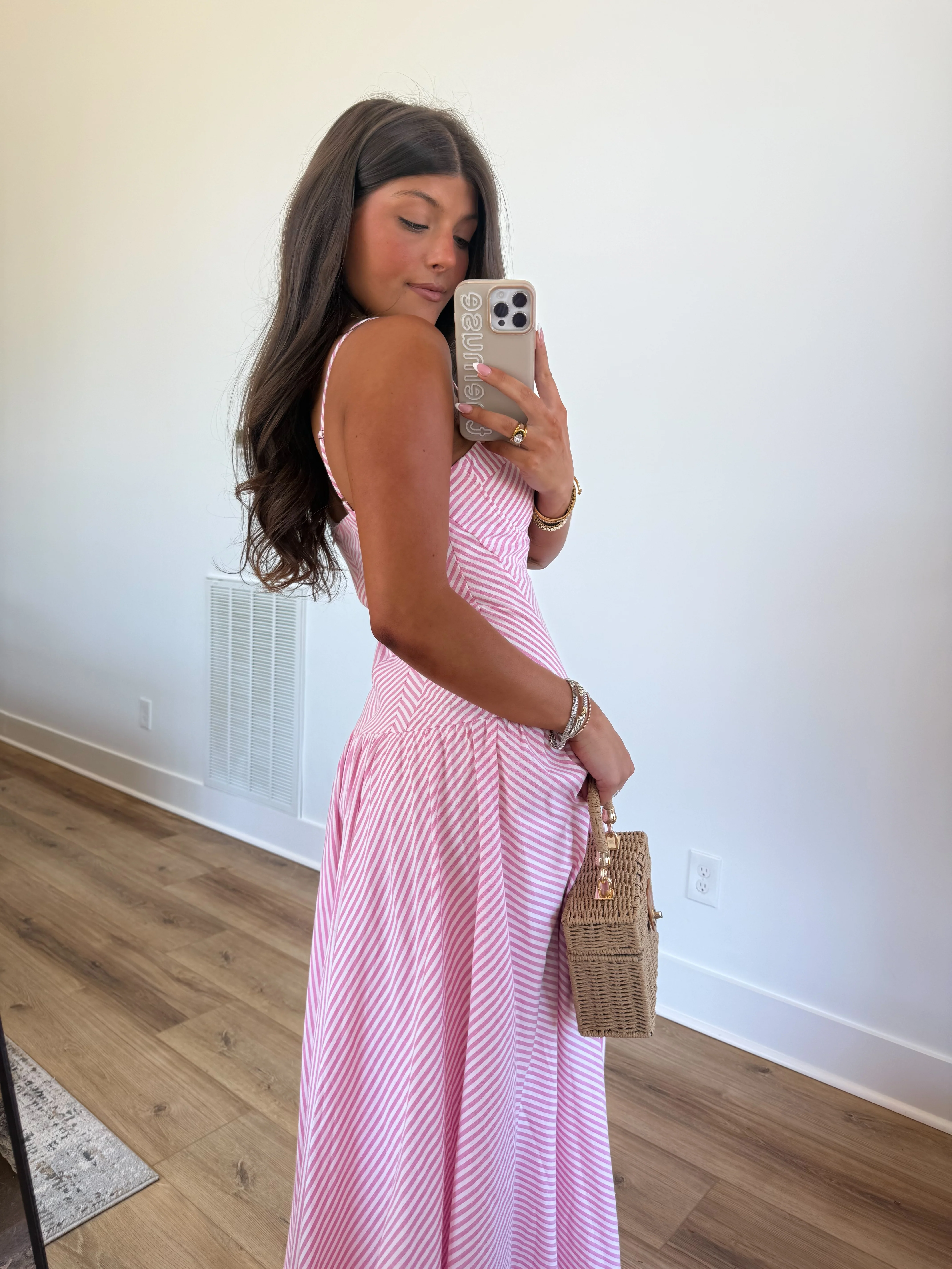 Master Structure Maxi Dress (Pink) - Image 3