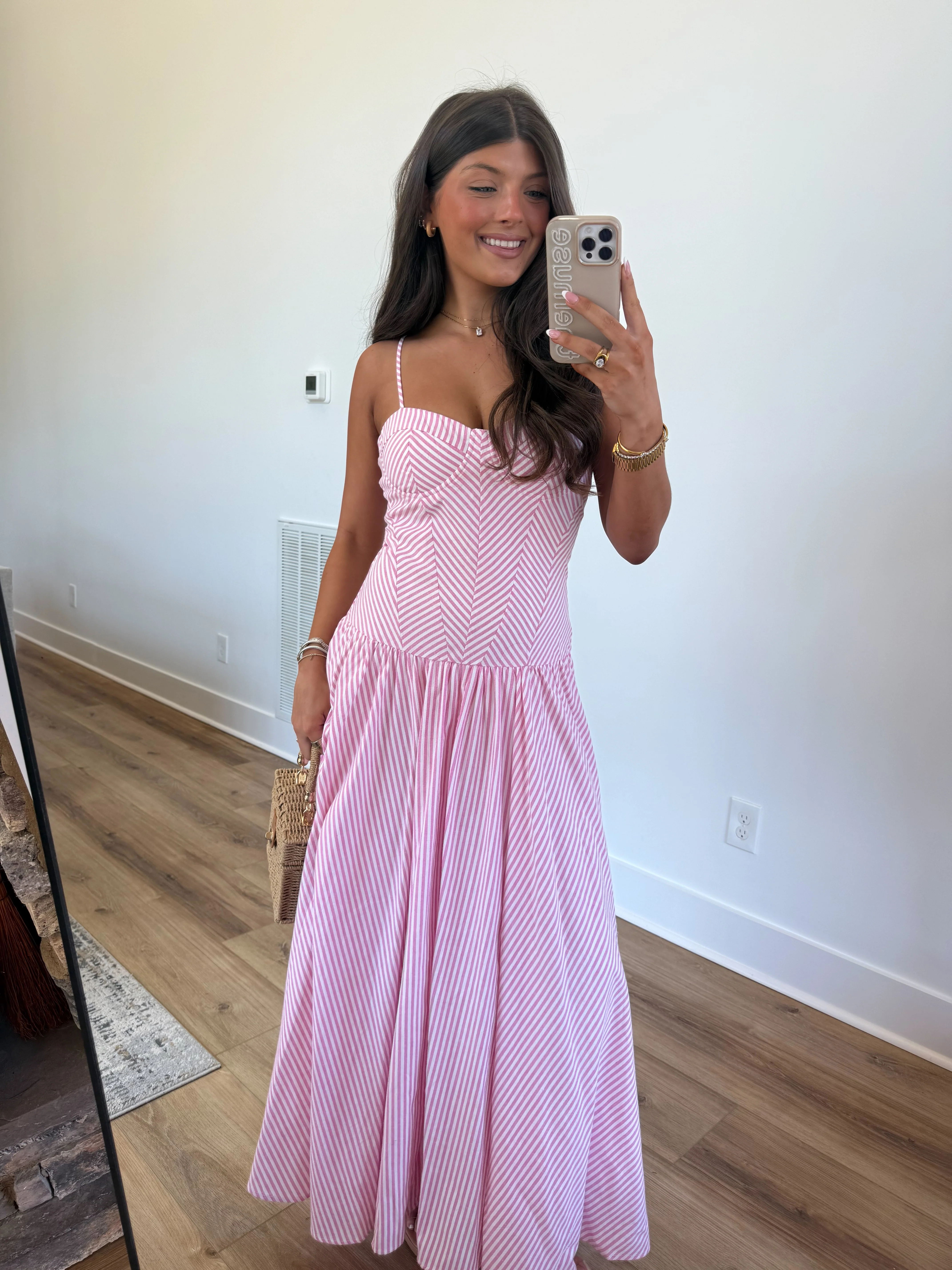 Master Structure Maxi Dress (Pink) - Image 6