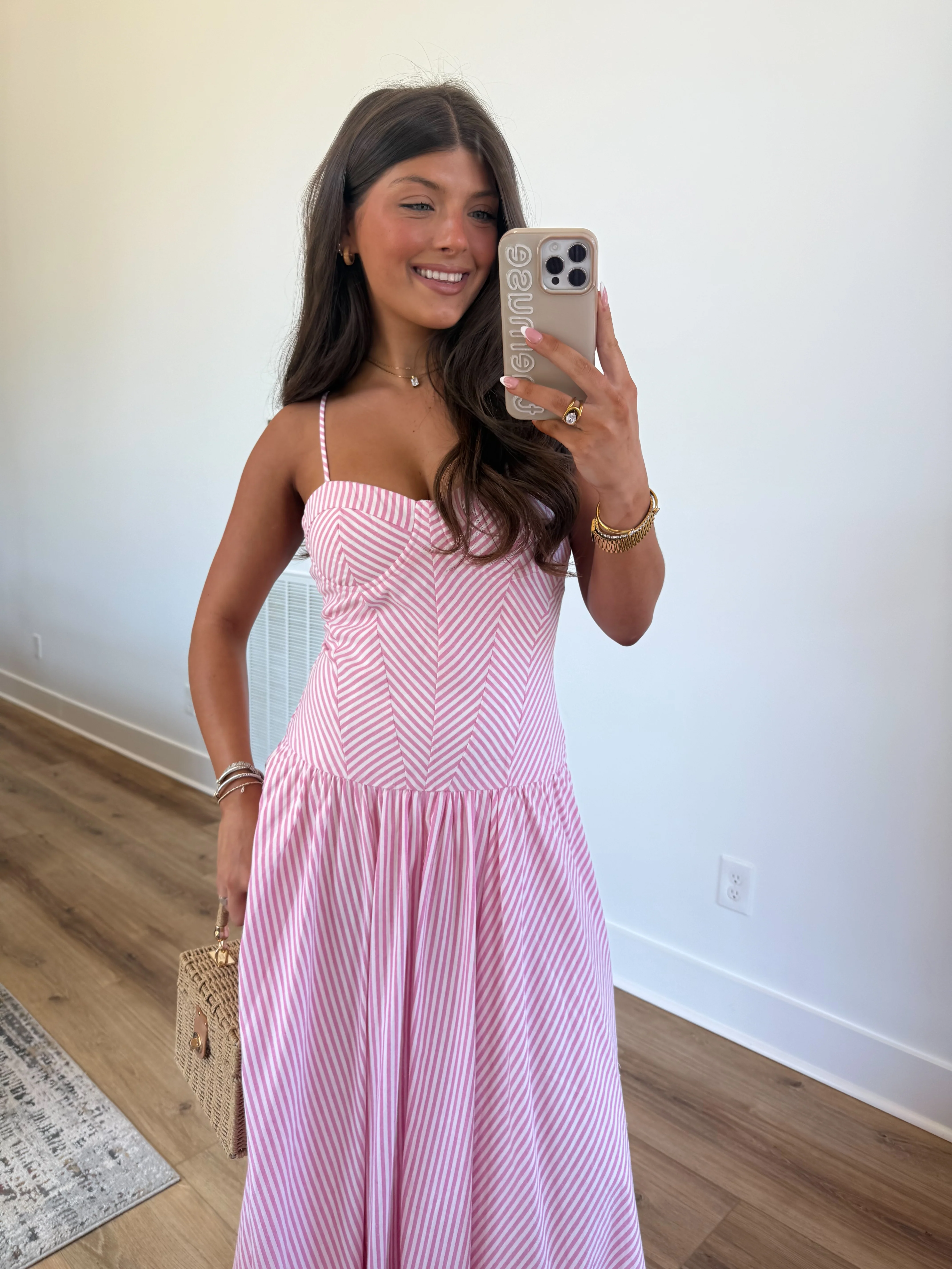 Master Structure Maxi Dress (Pink) - Image 7