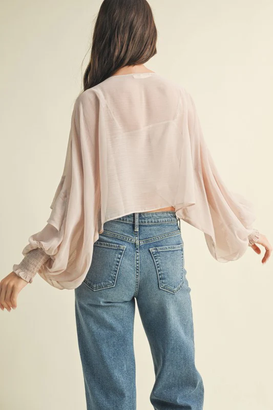Mauve Ruffle Top - Image 6