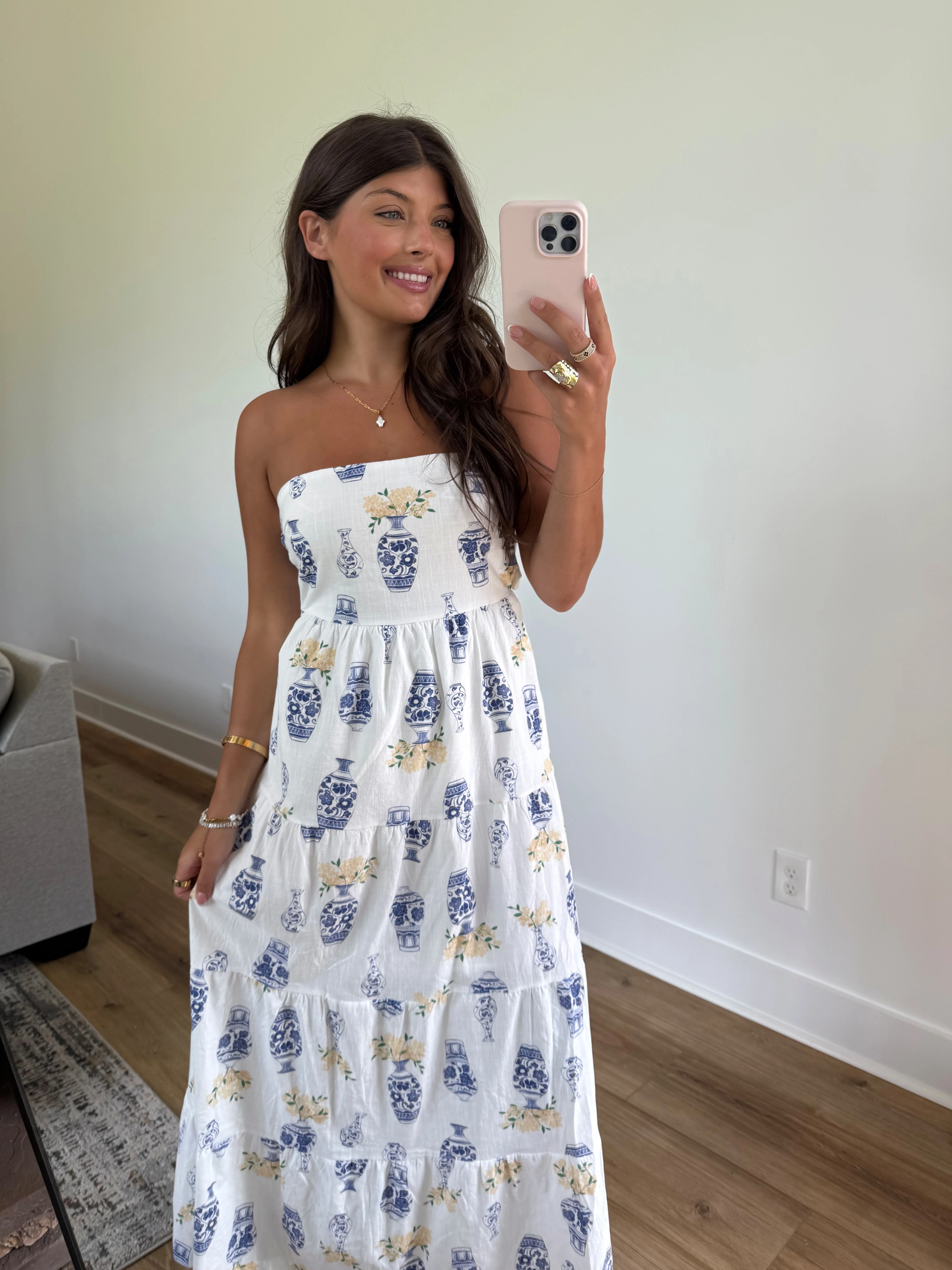 Mediterranean Muse Maxi Dress - Image 3
