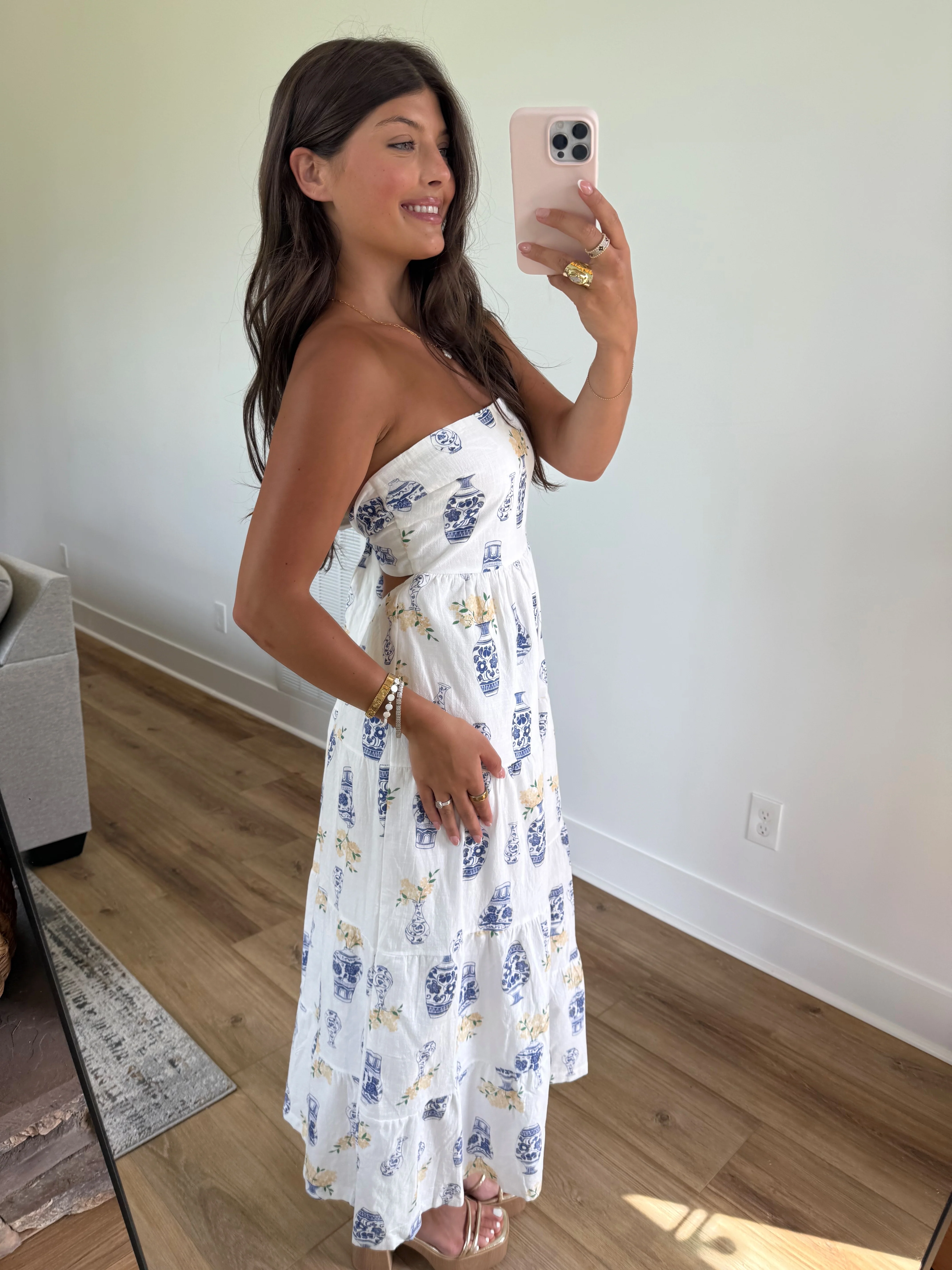 Mediterranean Muse Maxi Dress - Image 5