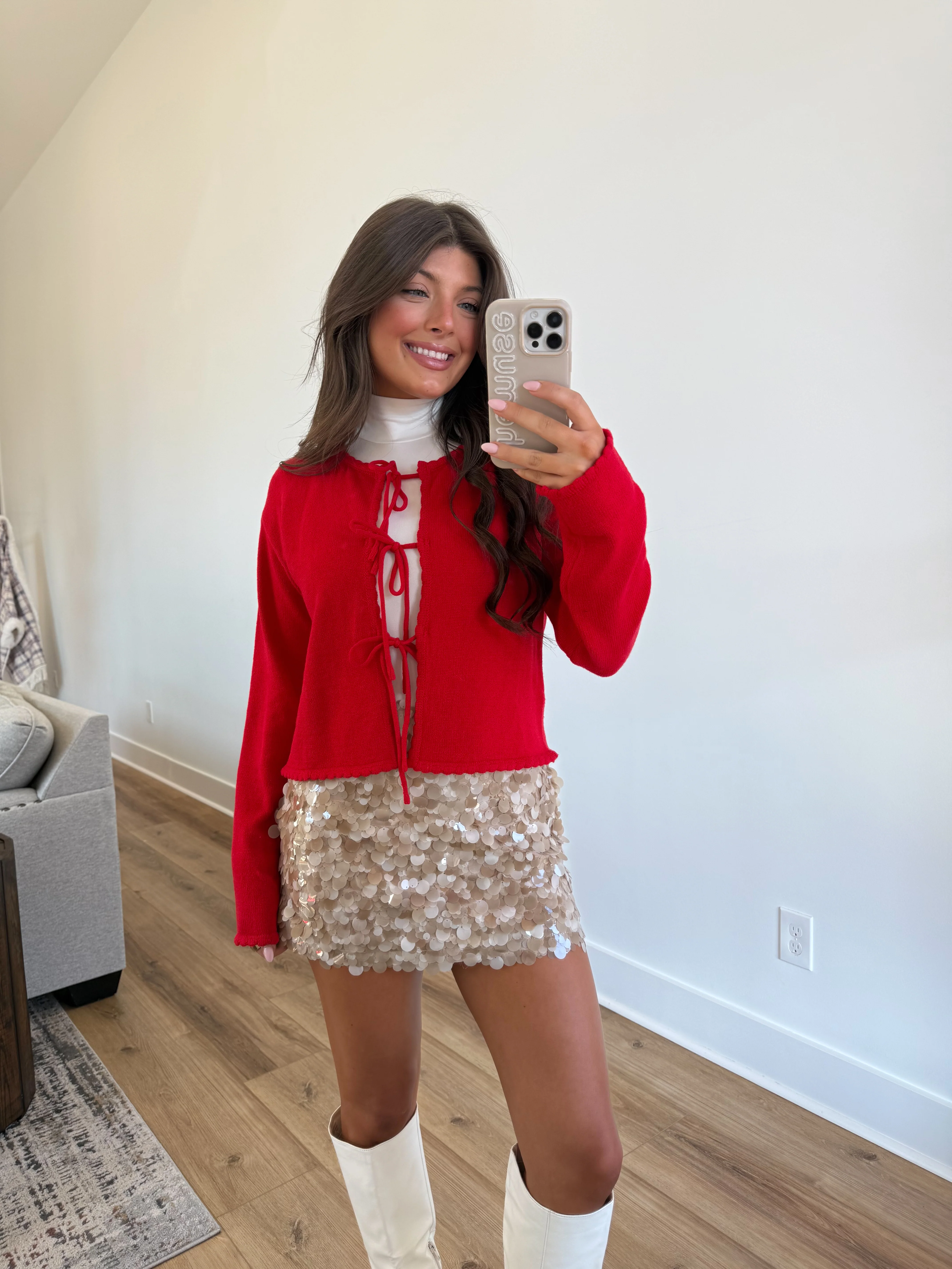 Merry Tie Cardigan