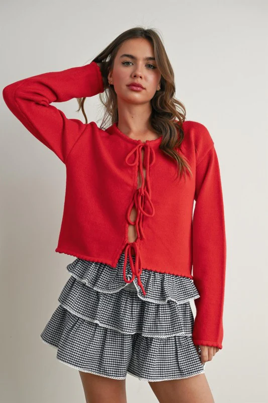 Merry Tie Cardigan - Image 4