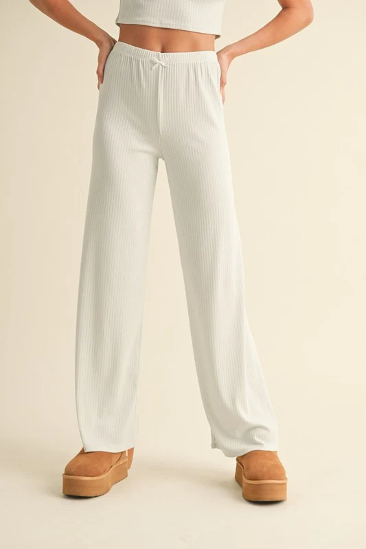 Mint Pointelle PJ PANTS - Image 4