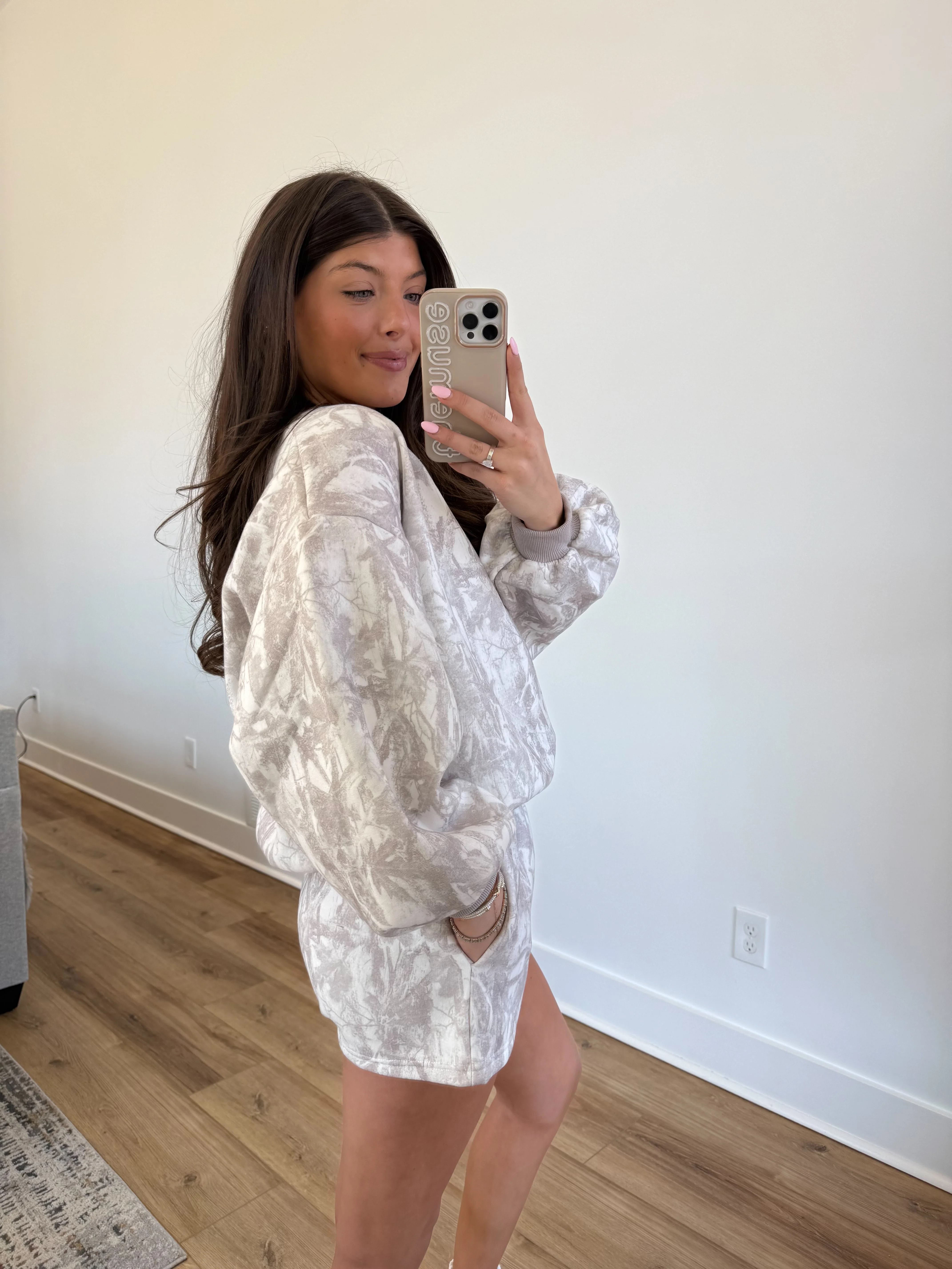 Mocha Camo Shorts Set - Image 5