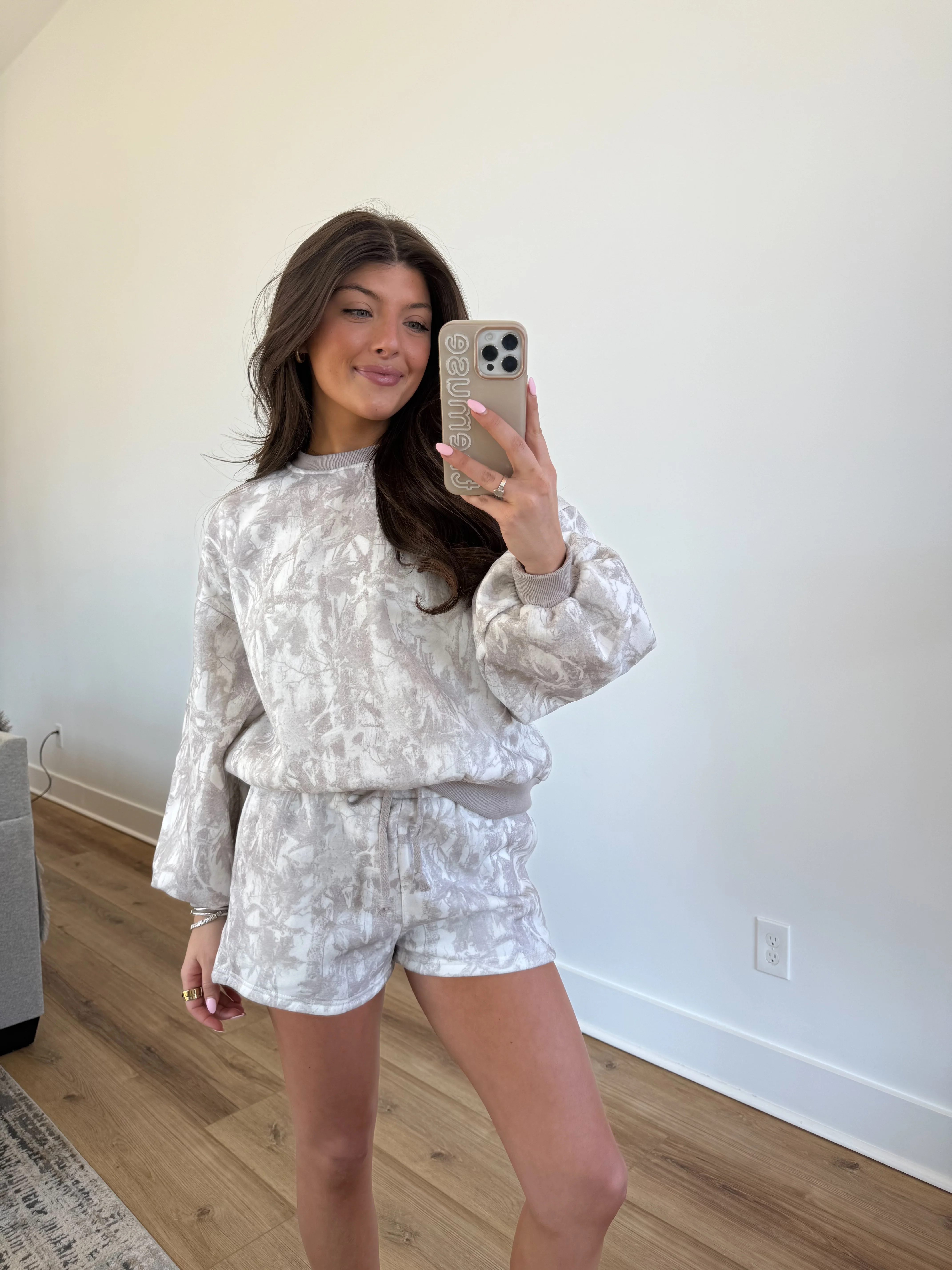 Mocha Camo Shorts Set - Image 6