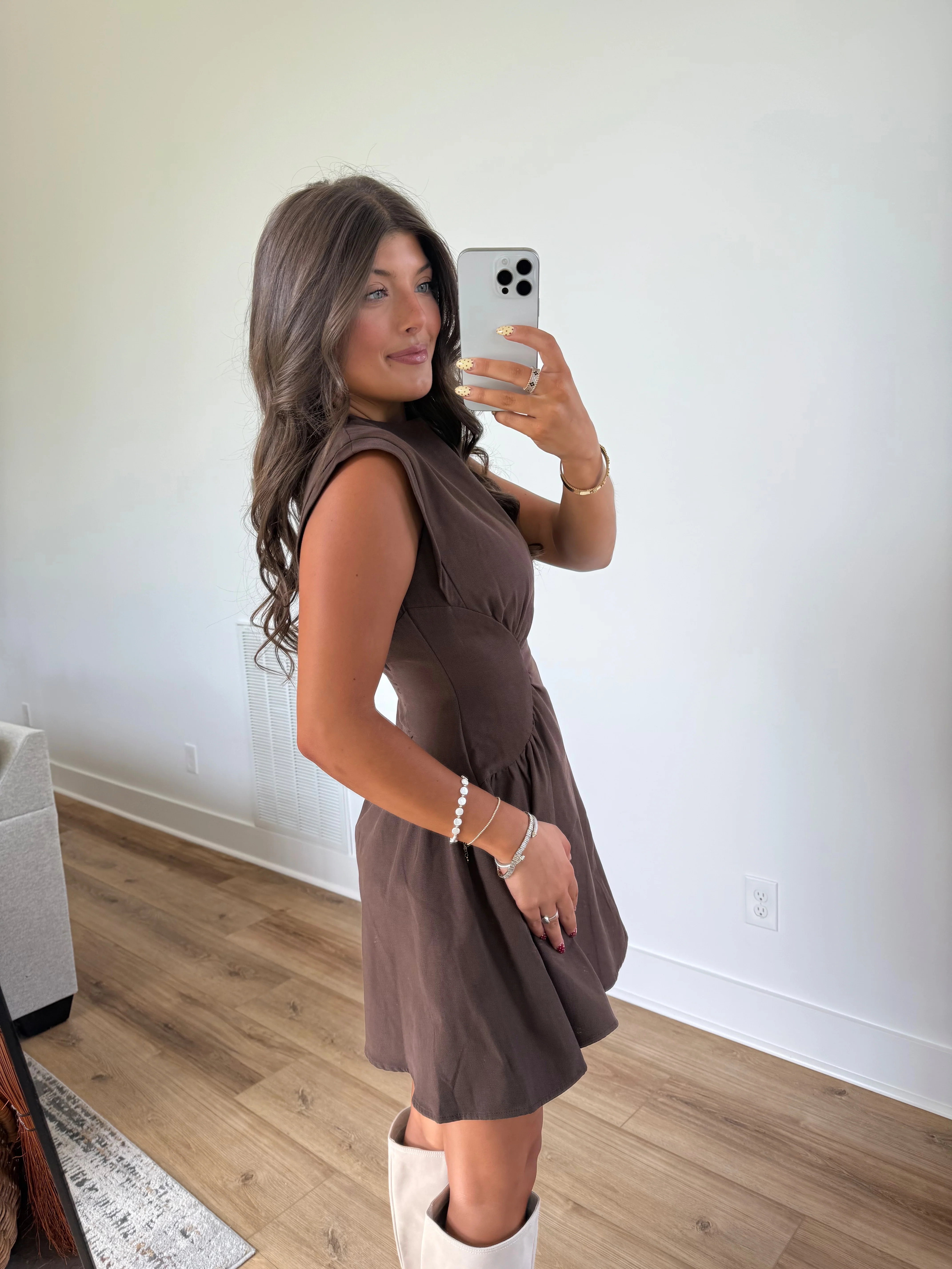 Mocha Pecan Dress (Restock) - Image 4
