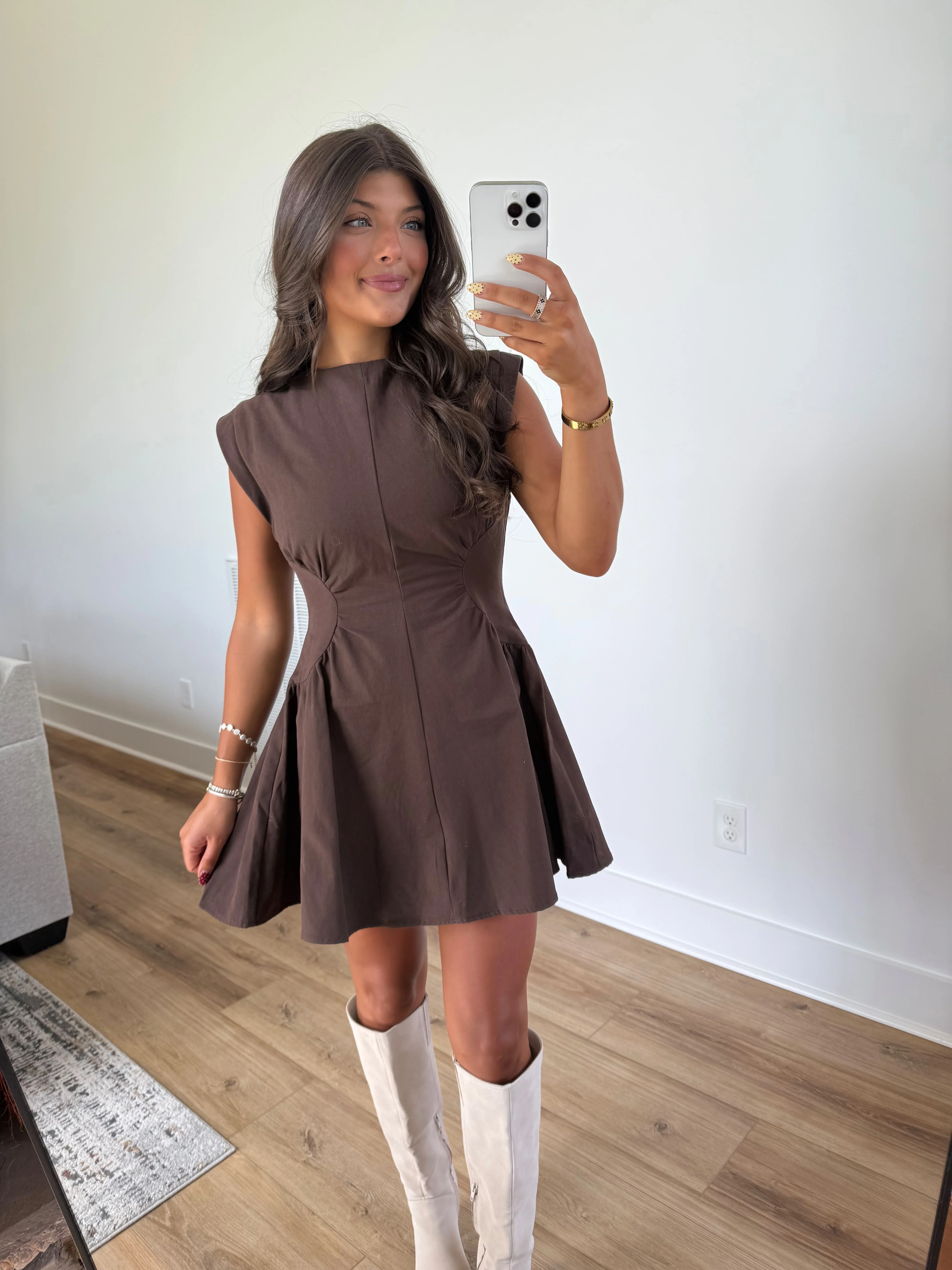 Mocha Pecan Dress (Restock) - Image 6