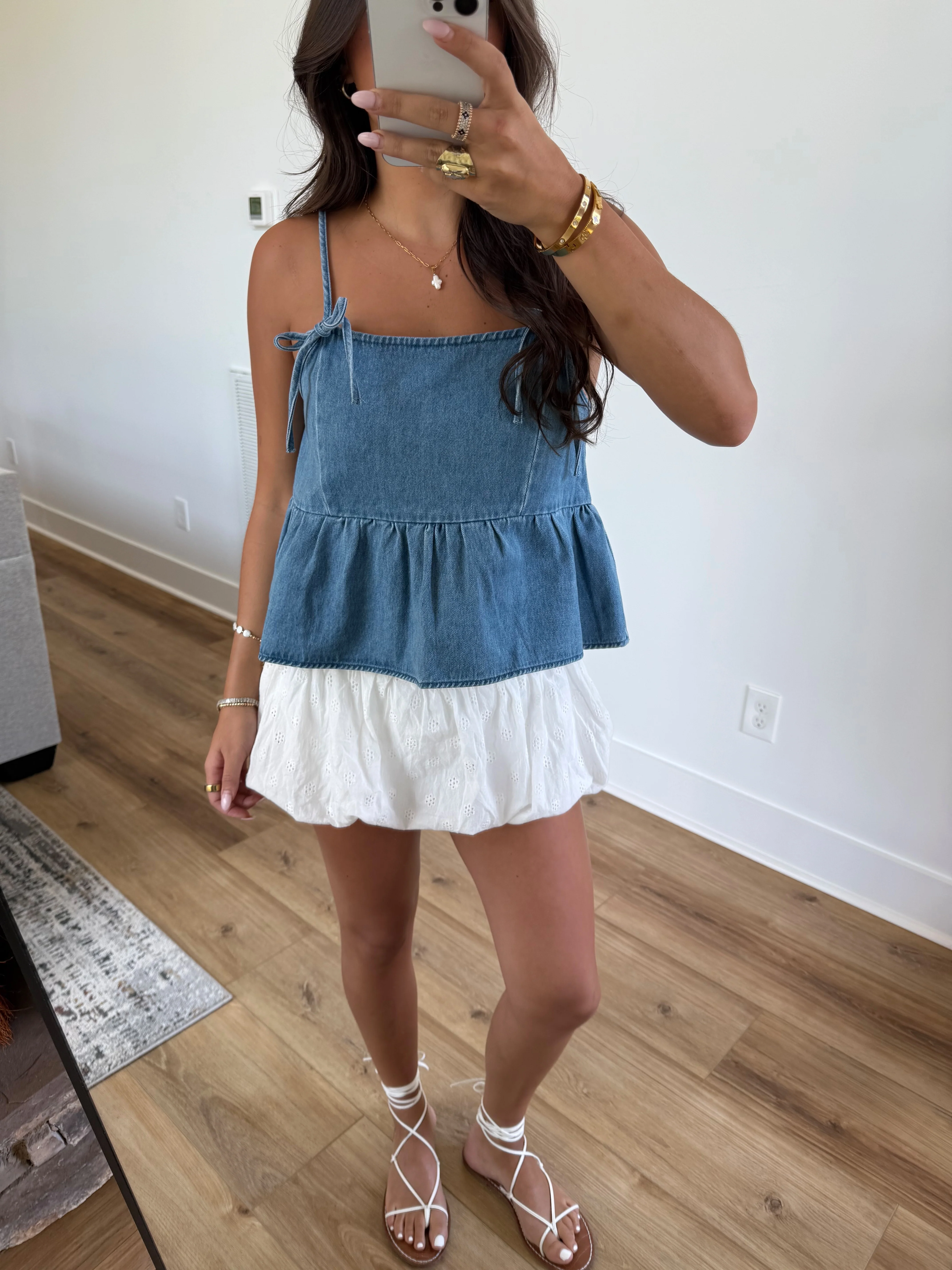 Mollie Denim Top - Image 4