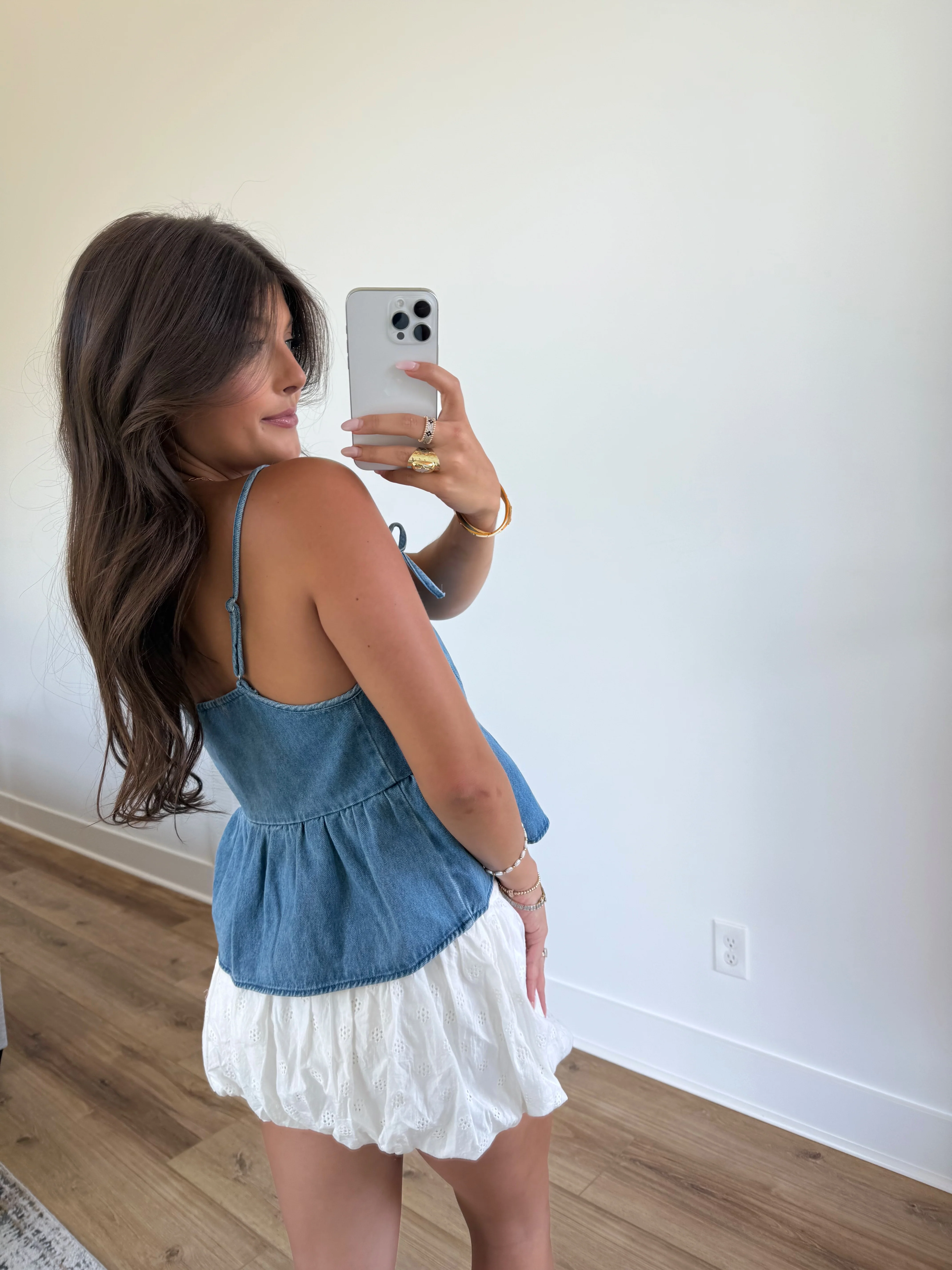 Mollie Denim Top - Image 5
