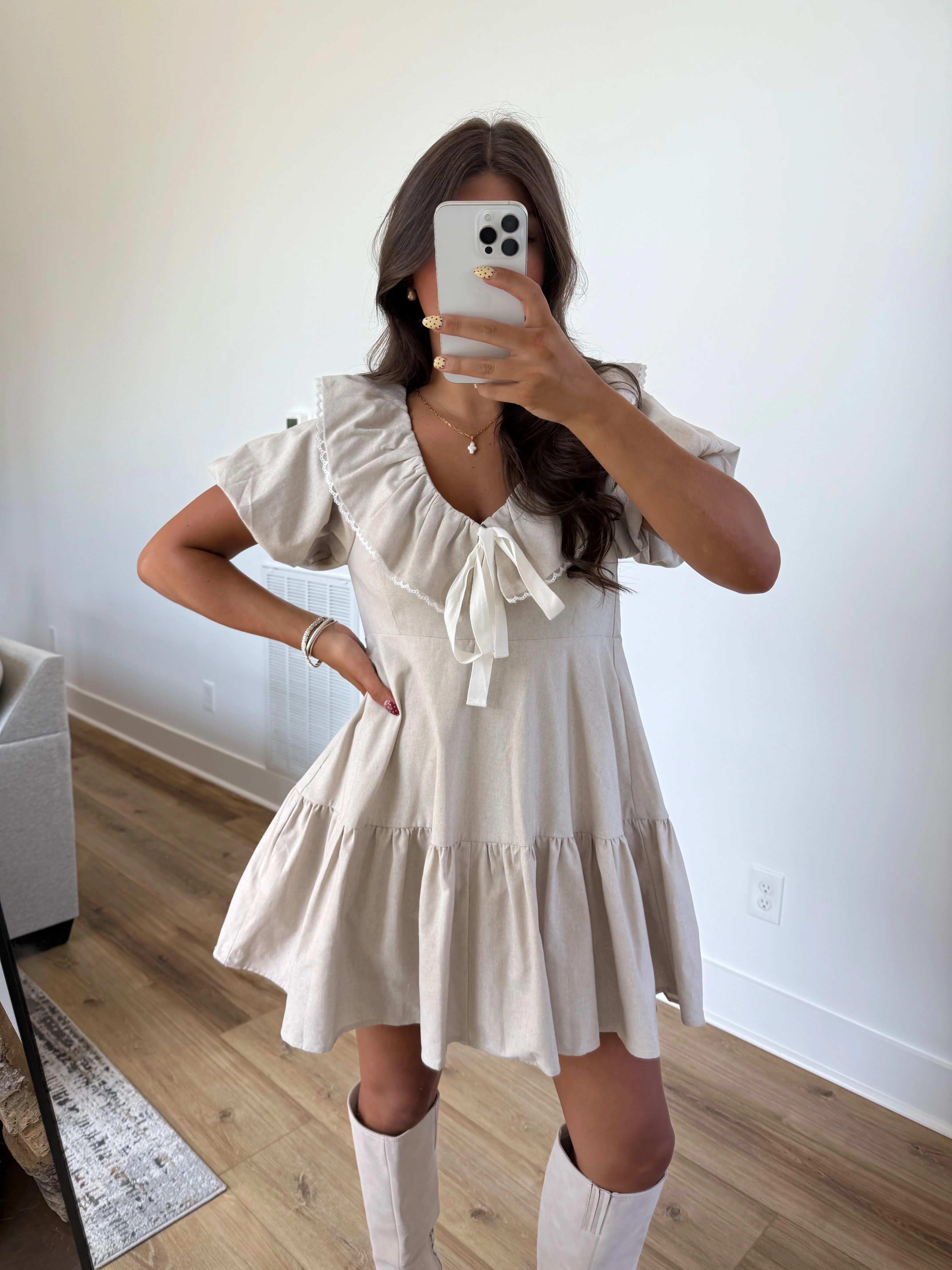Mollie Linen Dress - Image 2